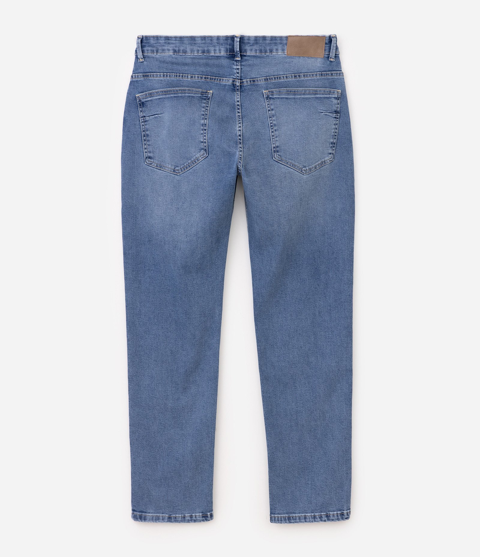 Calça Jeans Slim Estonada Azul 6