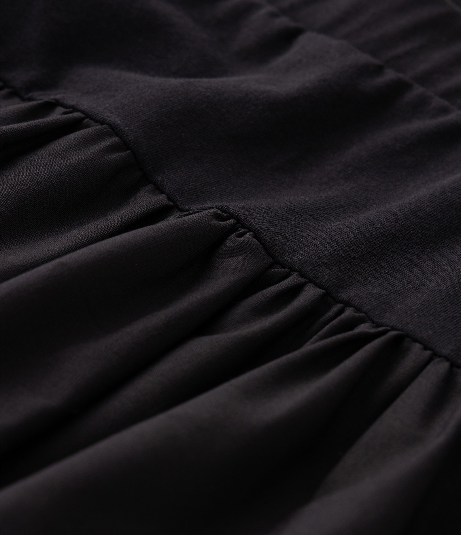 Short Saia Infantil Balonê em Tricoline - Tam 5 A 16 Anos Preto 6