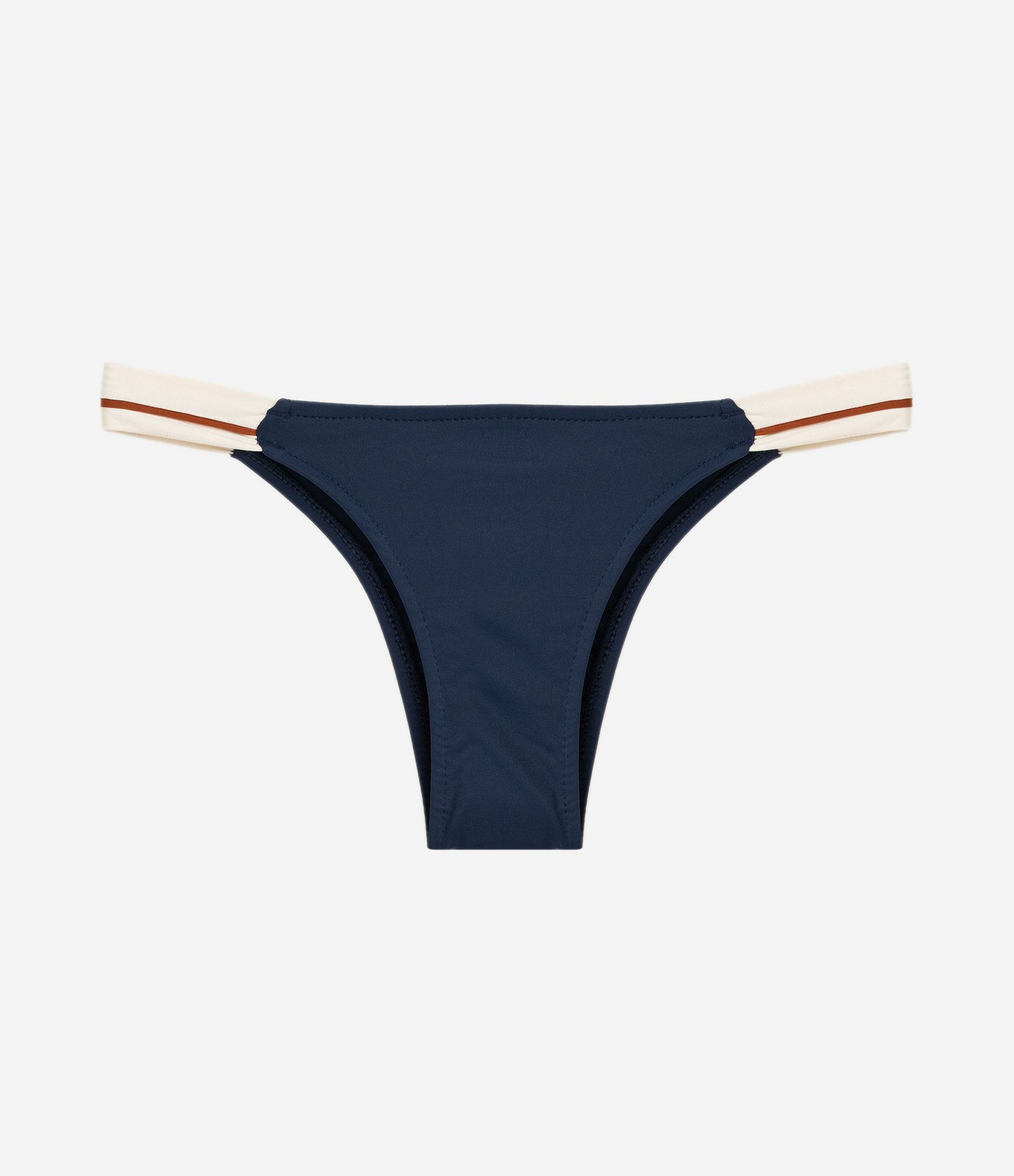 Biquíni Calcinha Lateral Drapeada em Microfibra com Estampa Color Block Azul 5
