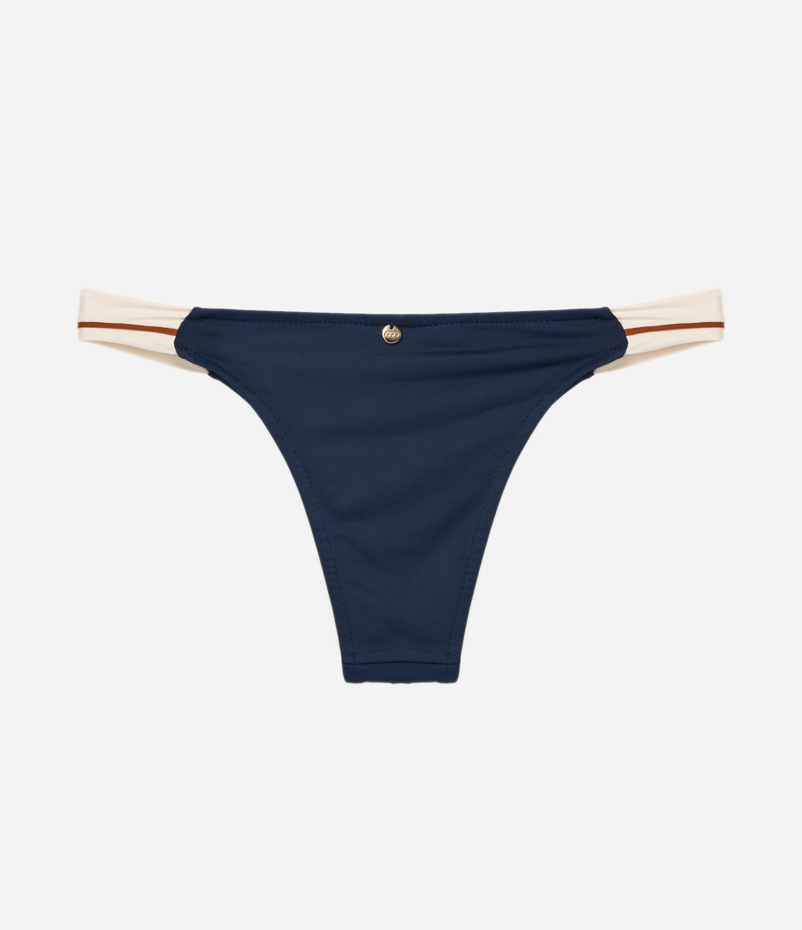 Biquíni Calcinha Lateral Drapeada em Microfibra com Estampa Color Block Azul 6