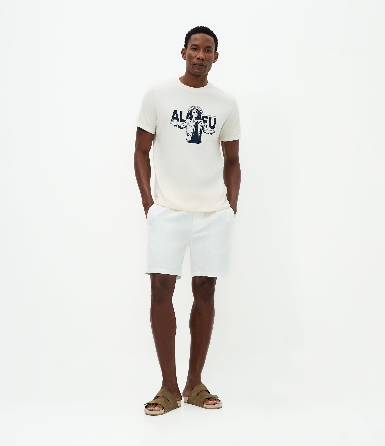 Camiseta Alceu Valença Estampa Frontal e Costas Branco 4
