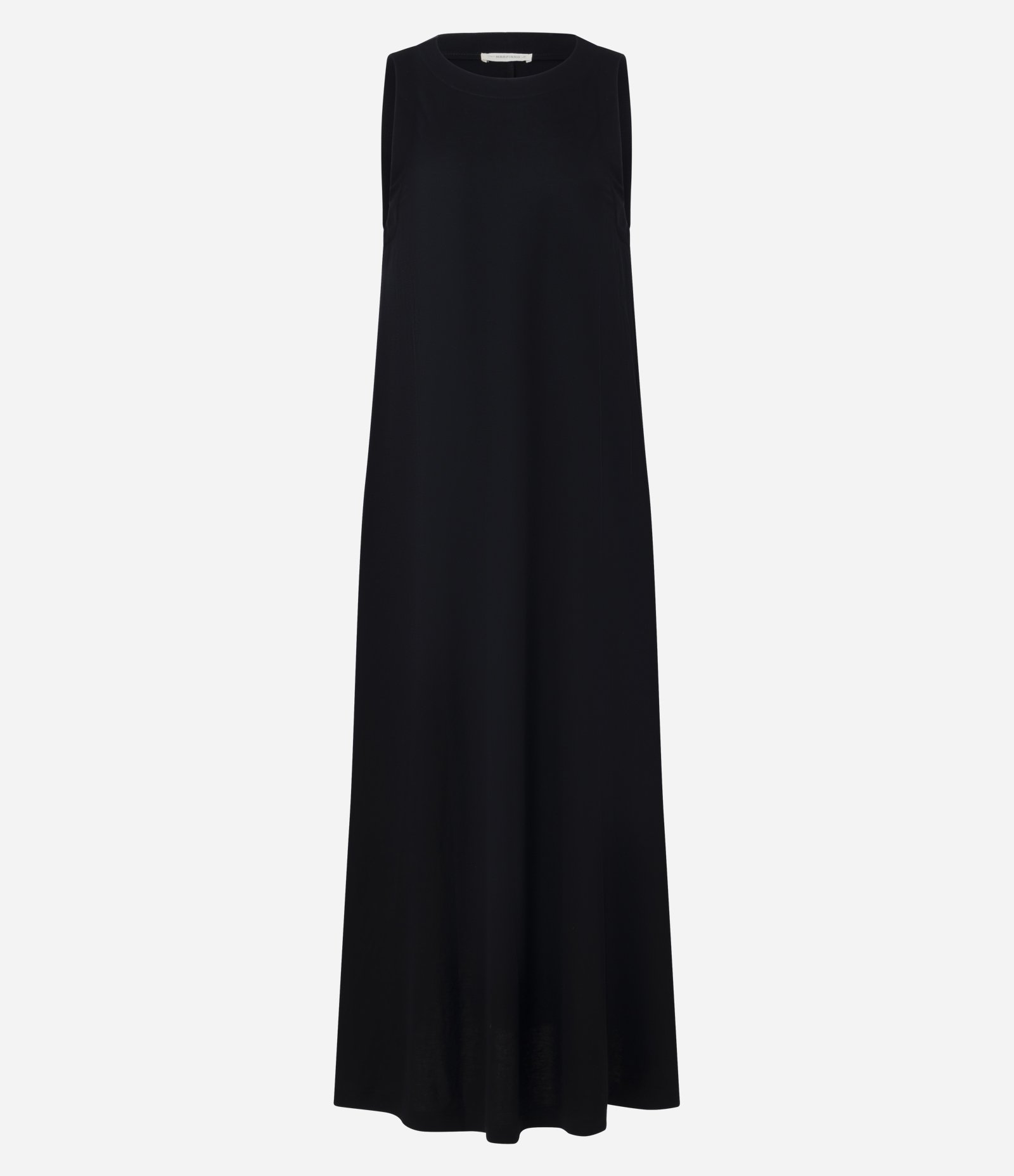Vestido Midi em Piquet com Bolsos Preto 1