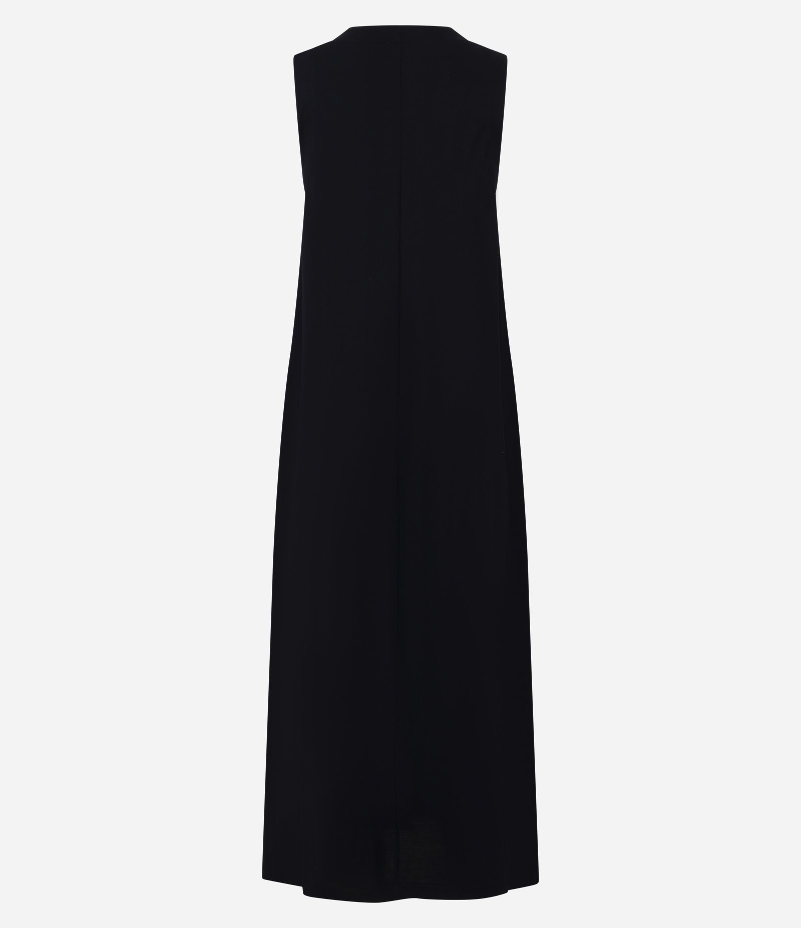 Vestido Midi em Piquet com Bolsos Preto 2