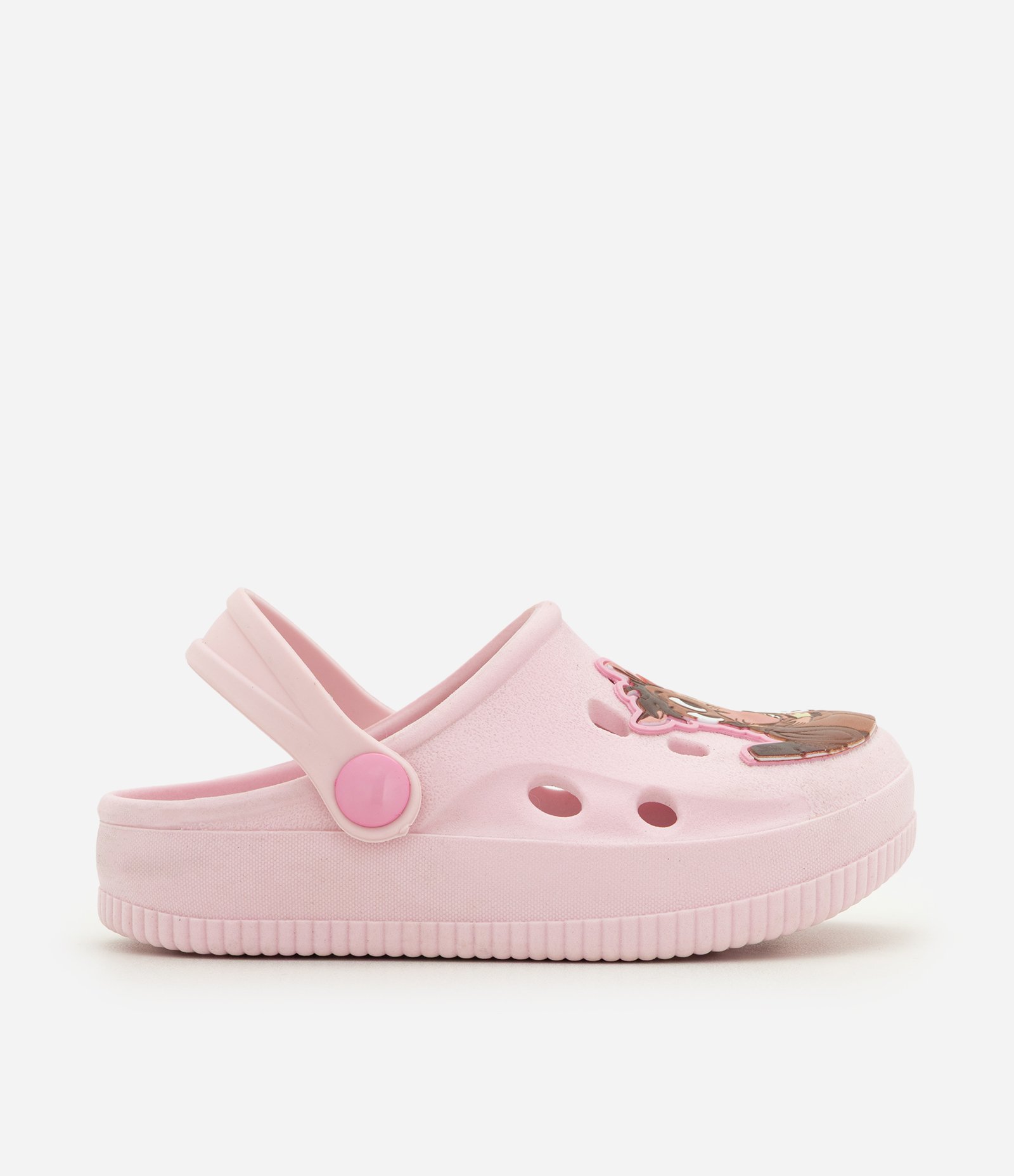 Sandália Babuche Infantil em PVC com Estampa Jessie – Tam 20 a 25 Rosa Claro 2