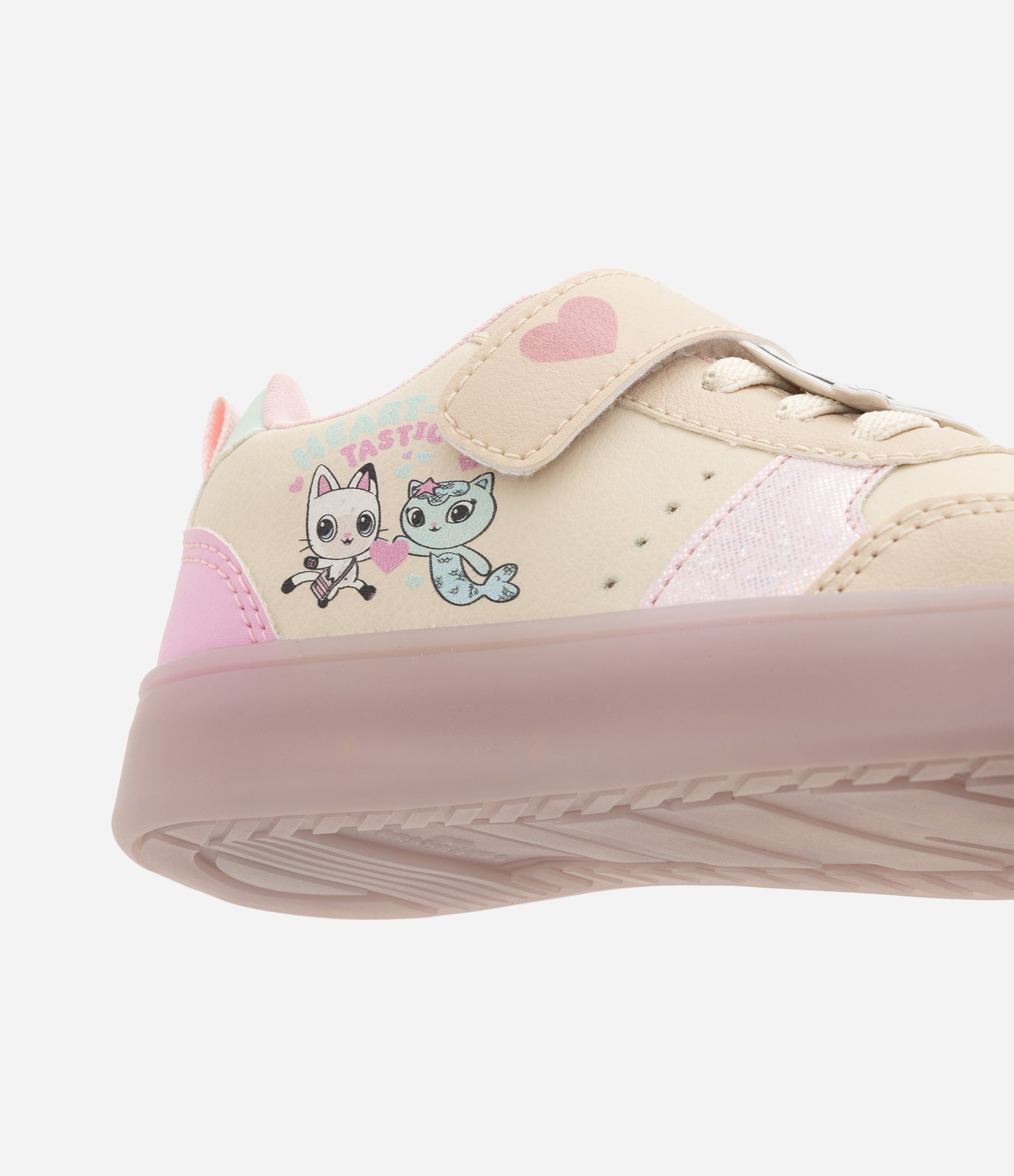 Tênis em PU com LED da Casa Mágica da Gabby Infantil - Tam 20 a 27 Off White 4