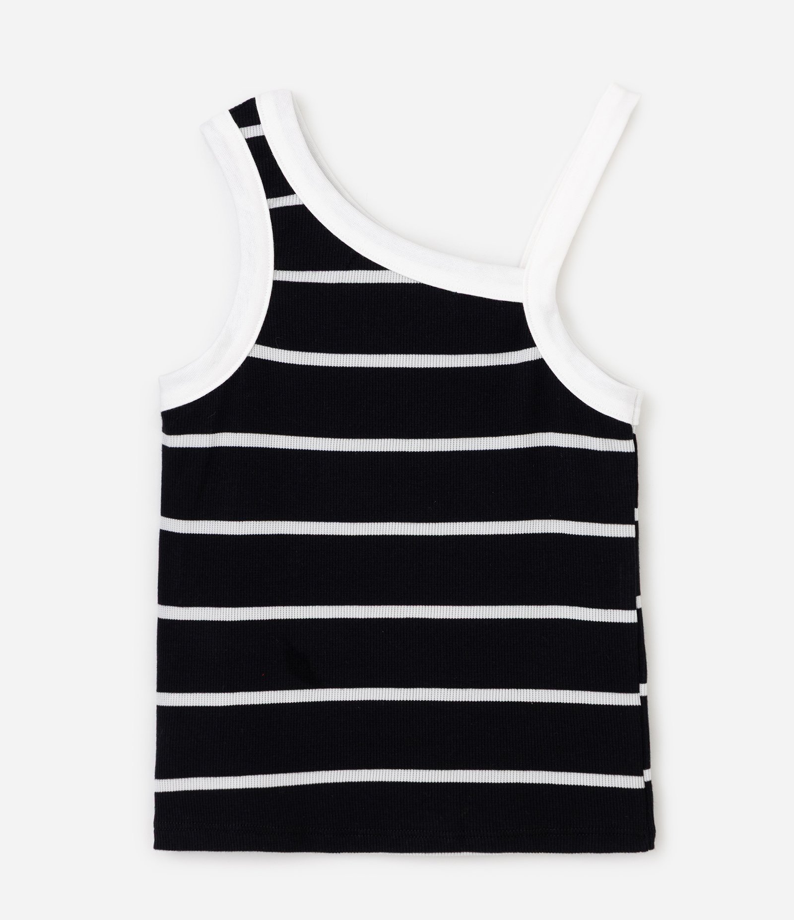 Blusa Baby Look em Ribana Listrada Infantil - Tam 5 a 16 Anos Preto 3