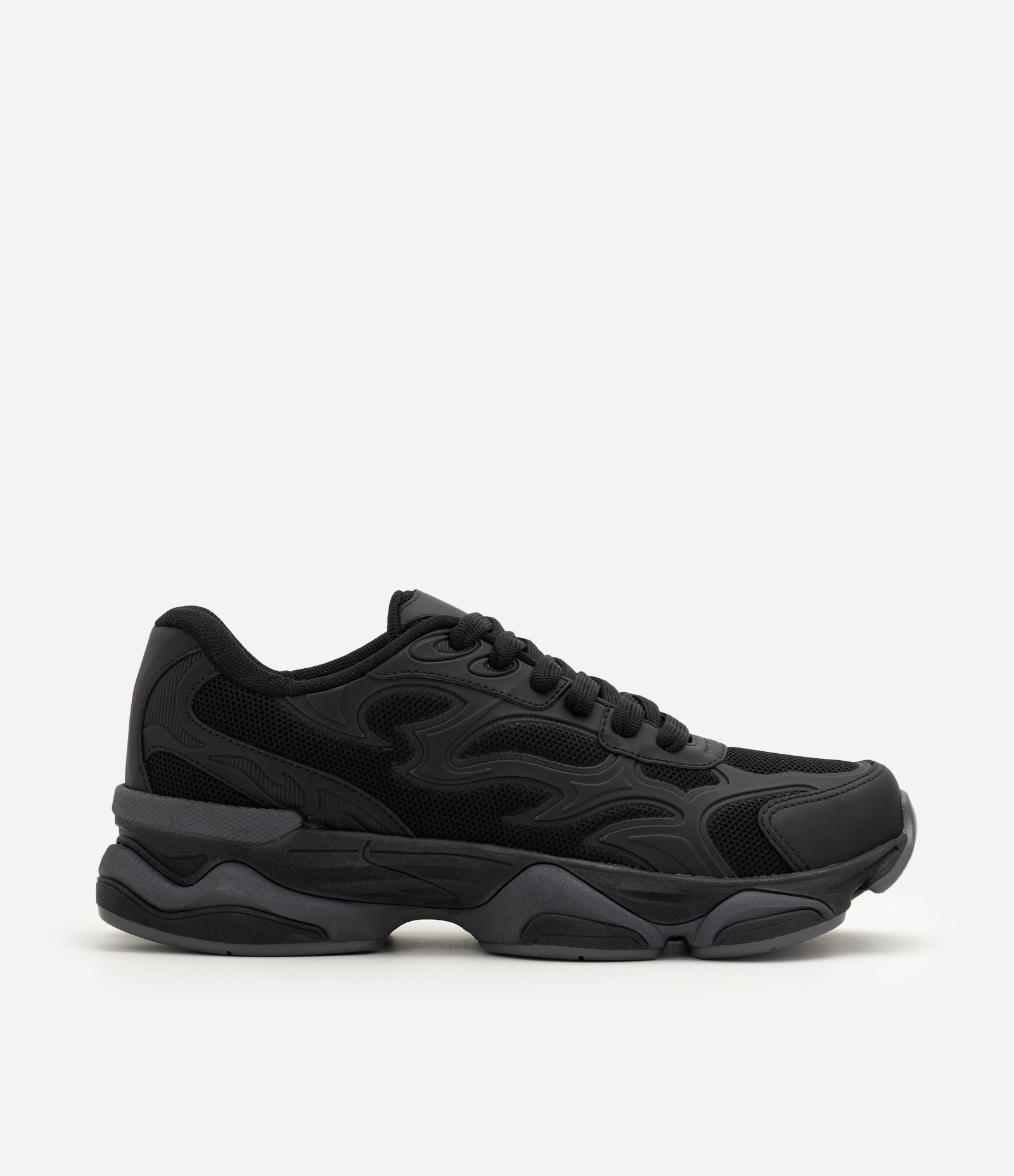 Tênis Dad Sneaker PU Tribal Preto 1