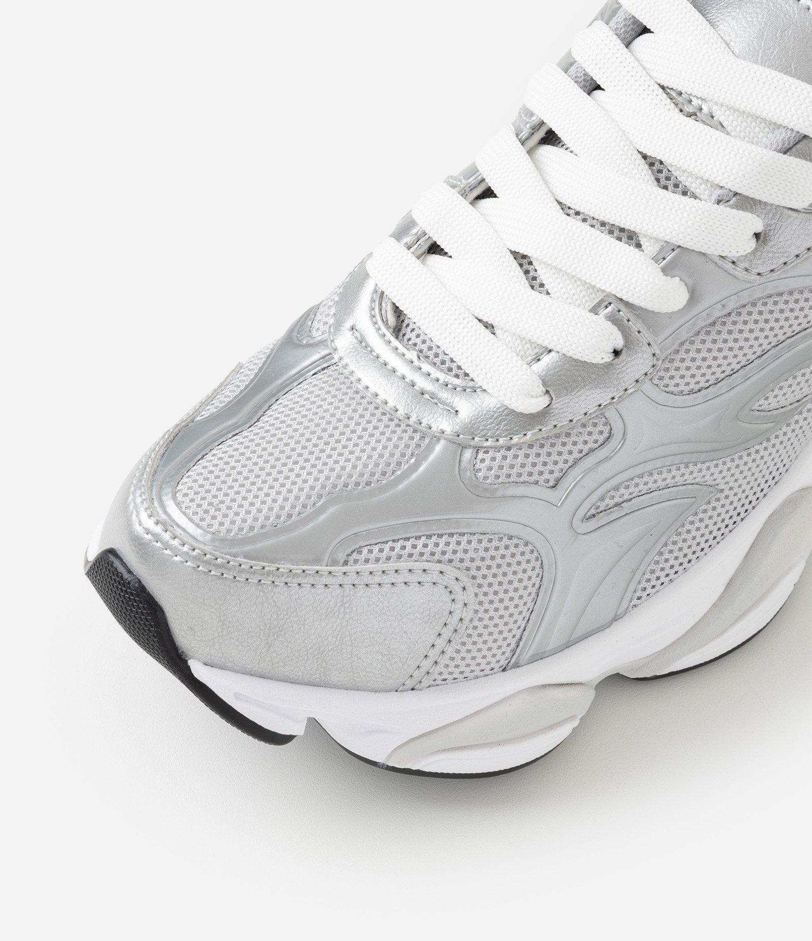 Tênis Dad Sneaker PU Tribal Cinza 5