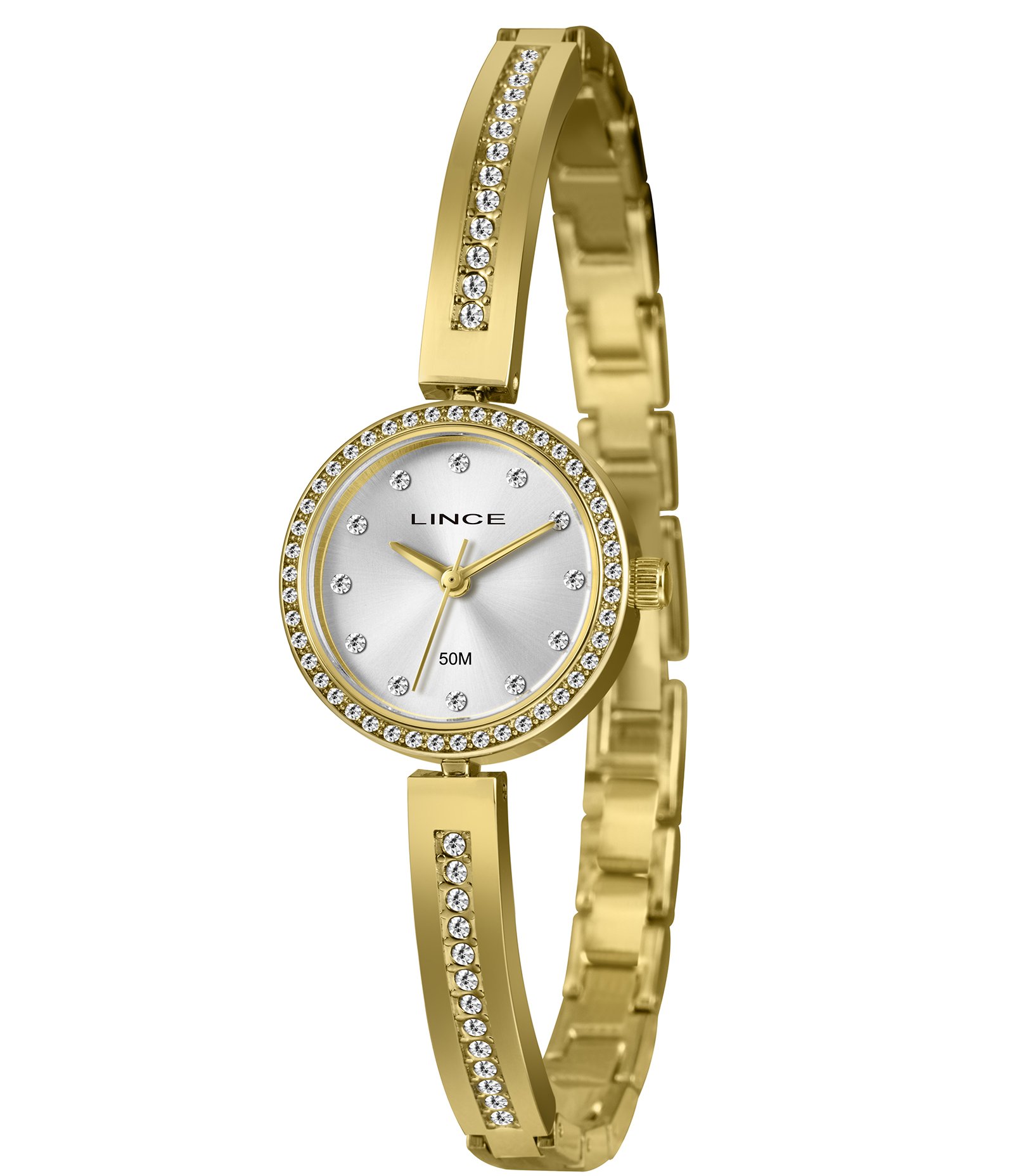 Relógio Analógico Lince em Aço Lrgh294L23S1Kx Dourado 1