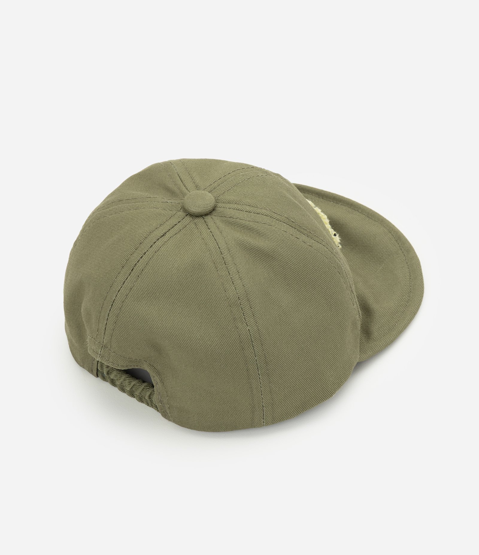 Boné Bebê Em Algodão Bordado de Crocodilo - Tam Único Verde 2
