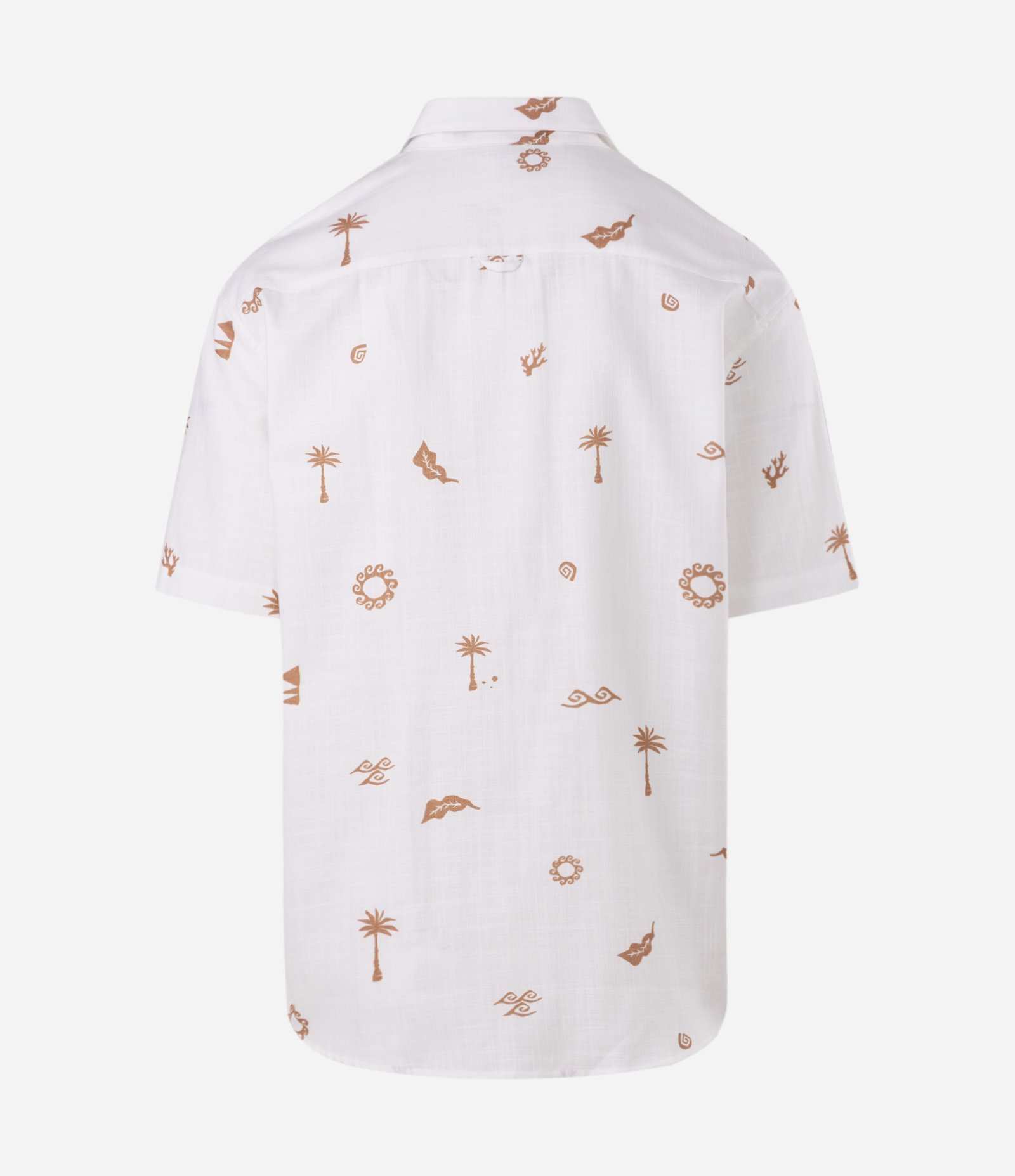 Camisa Relaxed em Tricoline de Algodão com Estampa Mini Ícones Off White 2