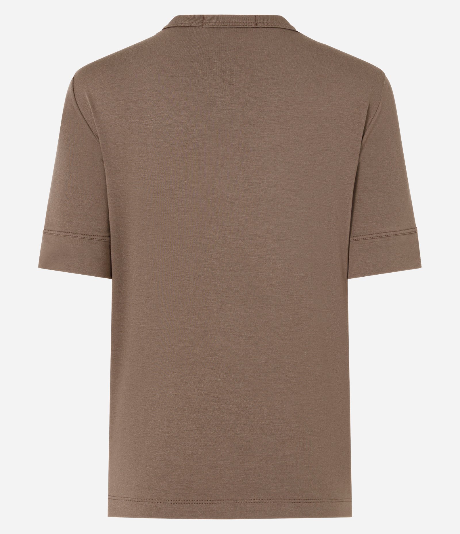 Blusa em Viscolycra com Decote Canoa Marrom 6