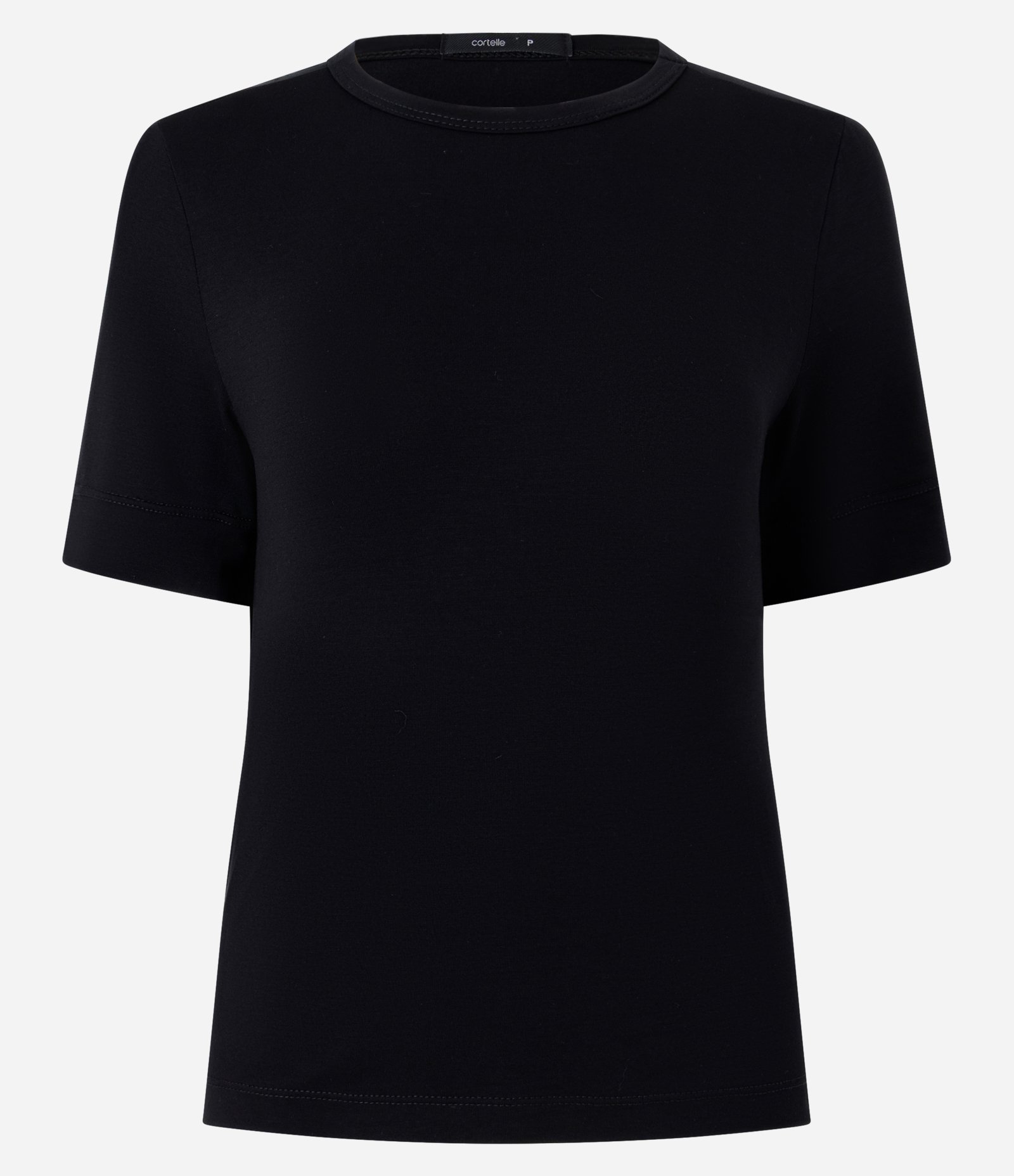 Blusa em Viscolycra com Decote Canoa Preto 2