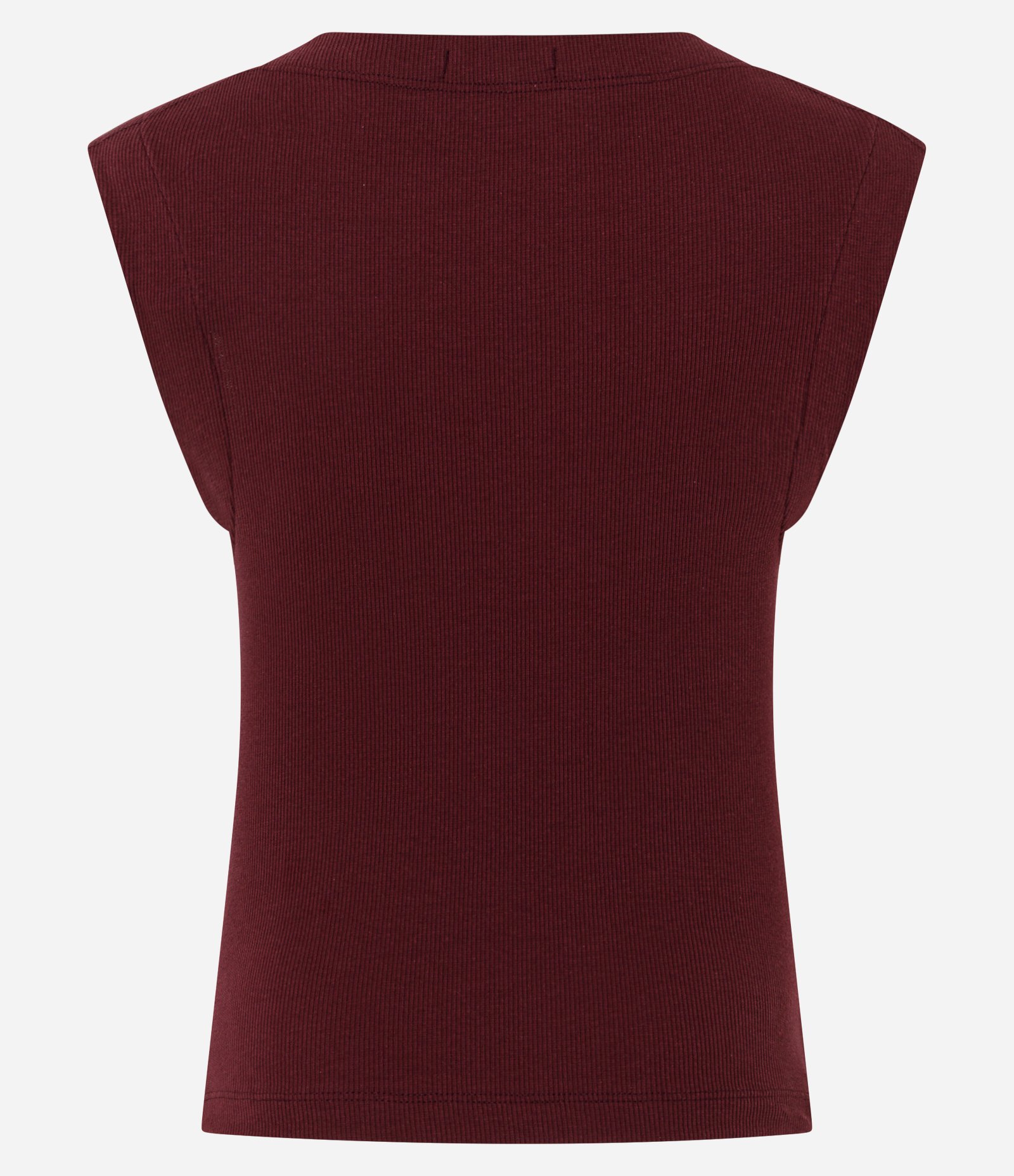 Blusa em Algodão com Gola Canoa Bordô 8