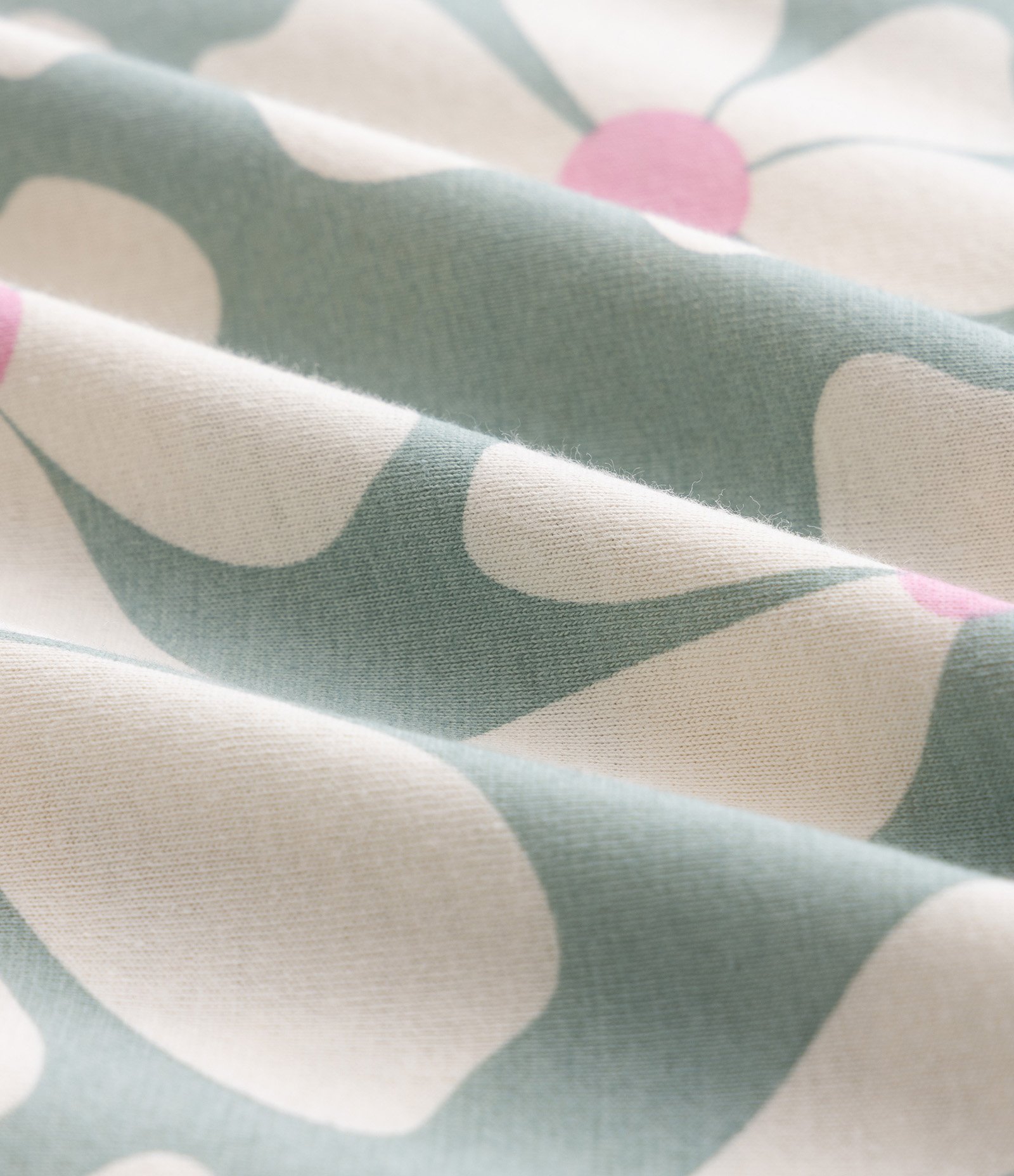 Vestido Marias Infantil com Estampa Floral e Recorte – Tam 5 a 16 Anos Verde/Bege Claro 3
