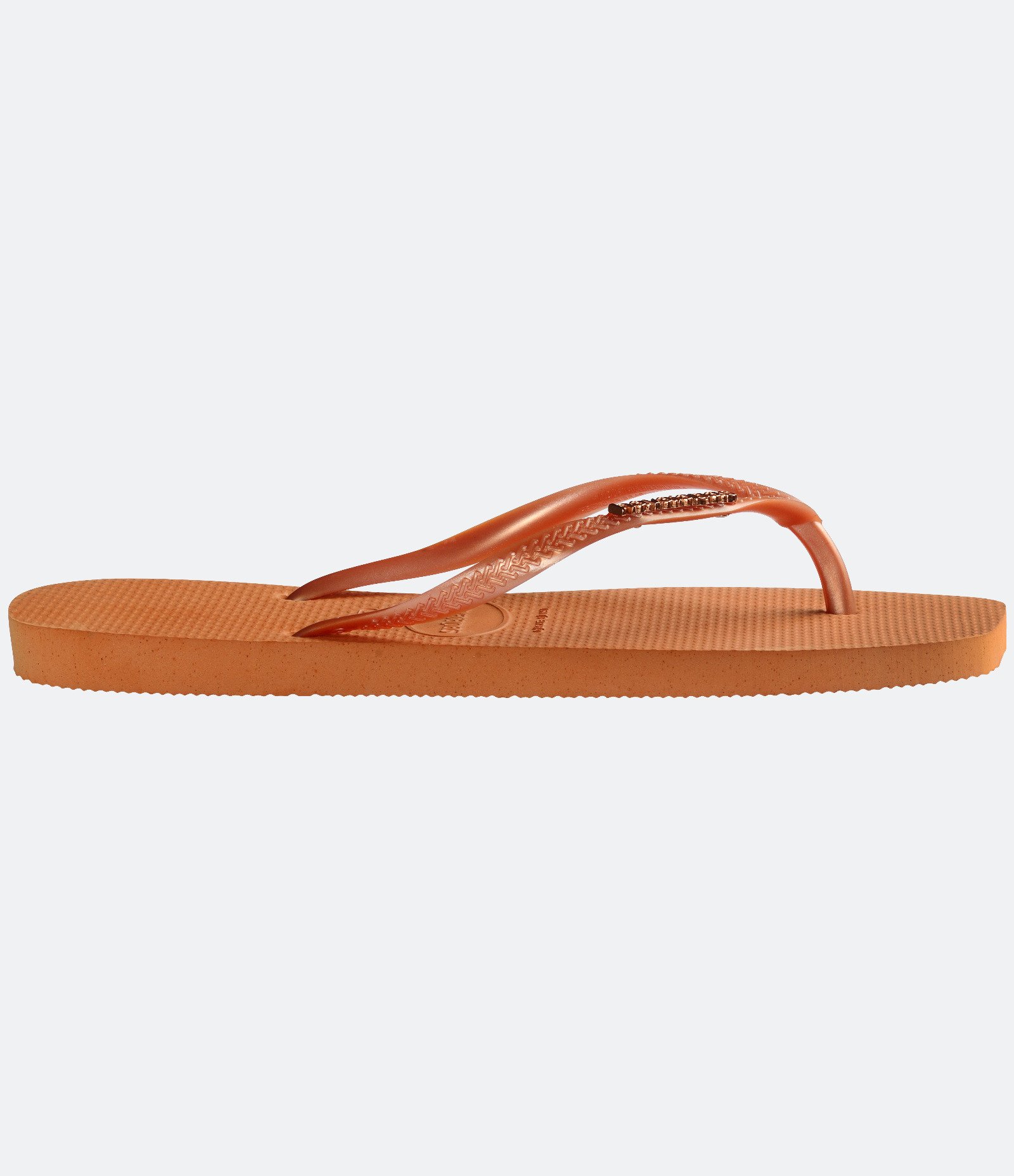 Chinelo Havaianas com Ponta Quadrada Laranja 5