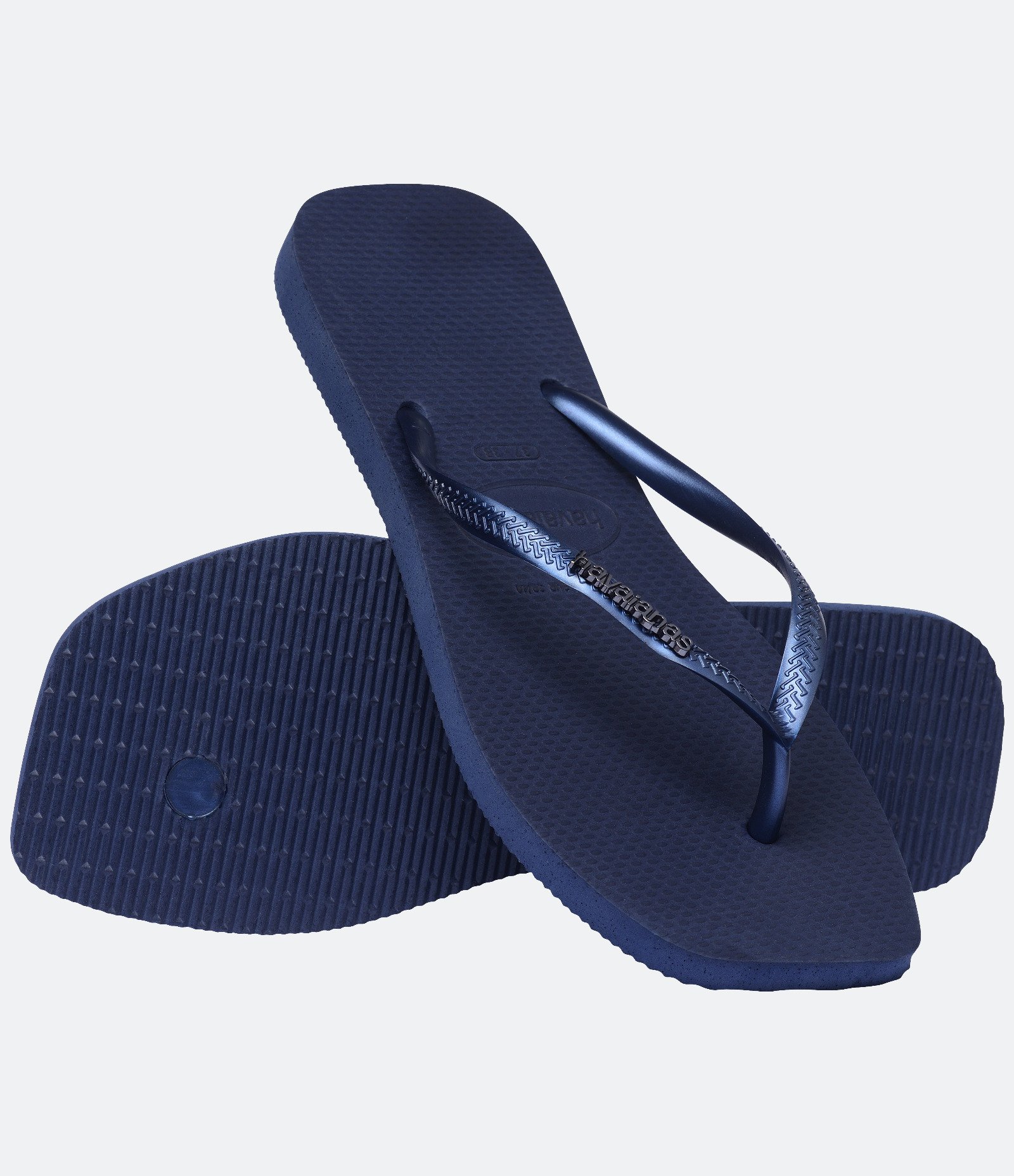 Chinelo Havaianas com Ponta Quadrada Azul 3