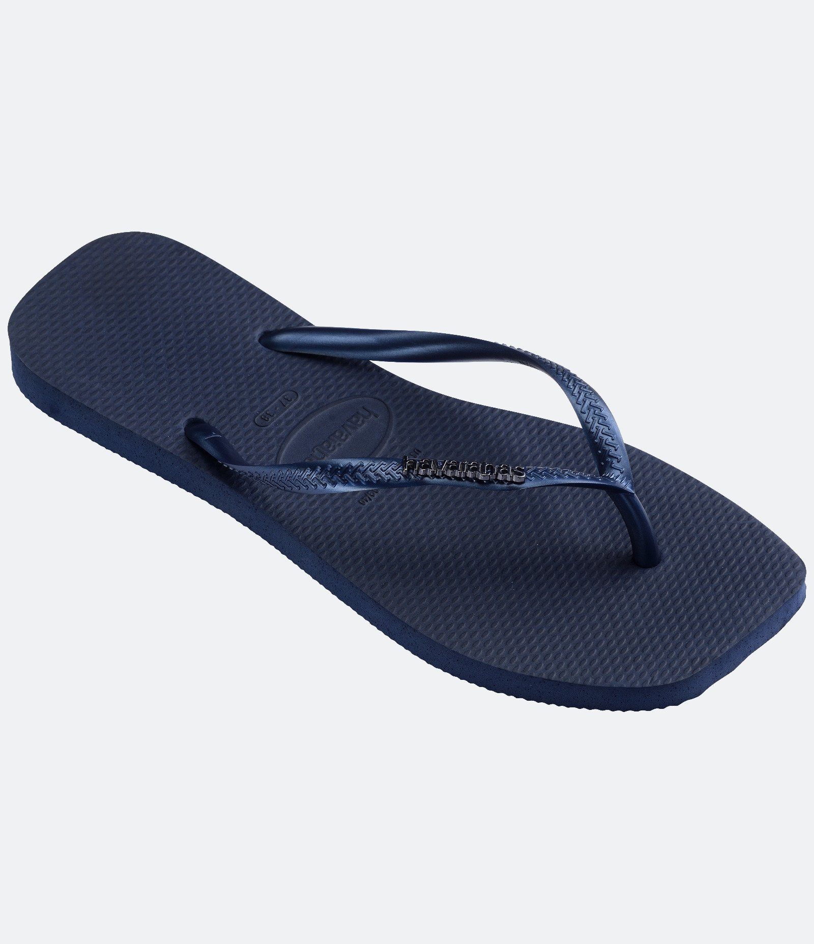 Chinelo Havaianas com Ponta Quadrada Azul 5