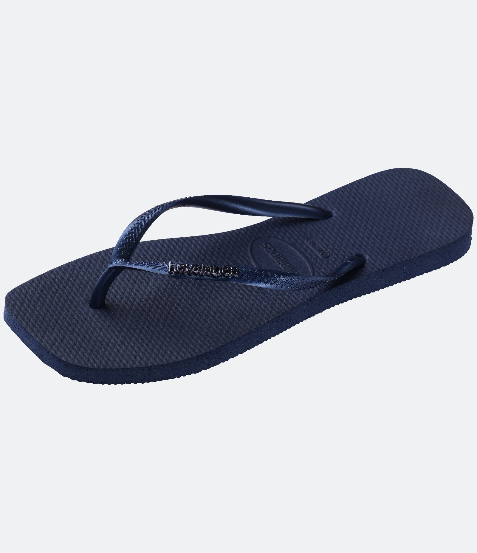 Chinelo Havaianas com Ponta Quadrada Azul 6