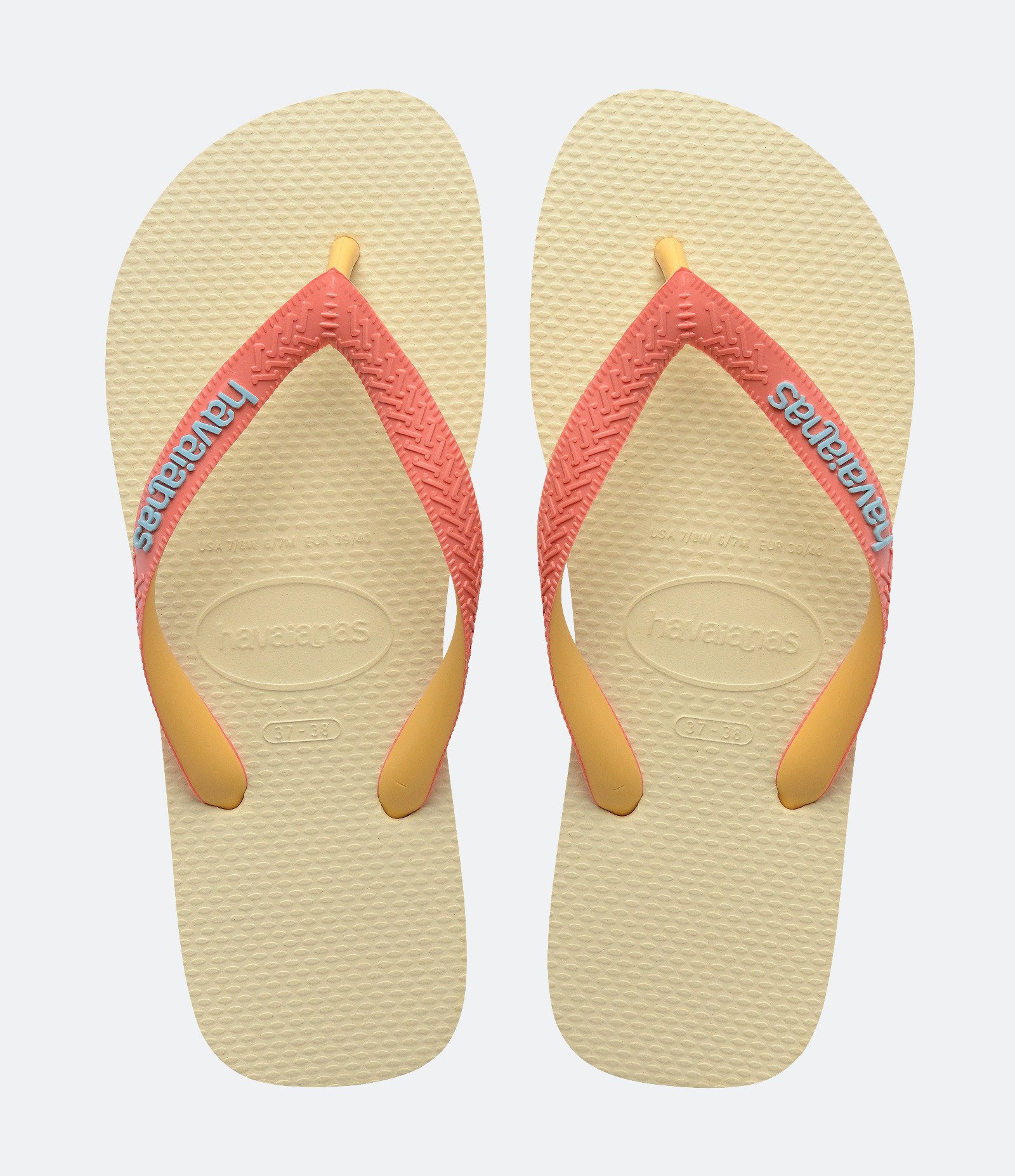 Chinelo Havaianas Top Mix de Tiras Amarelo 1