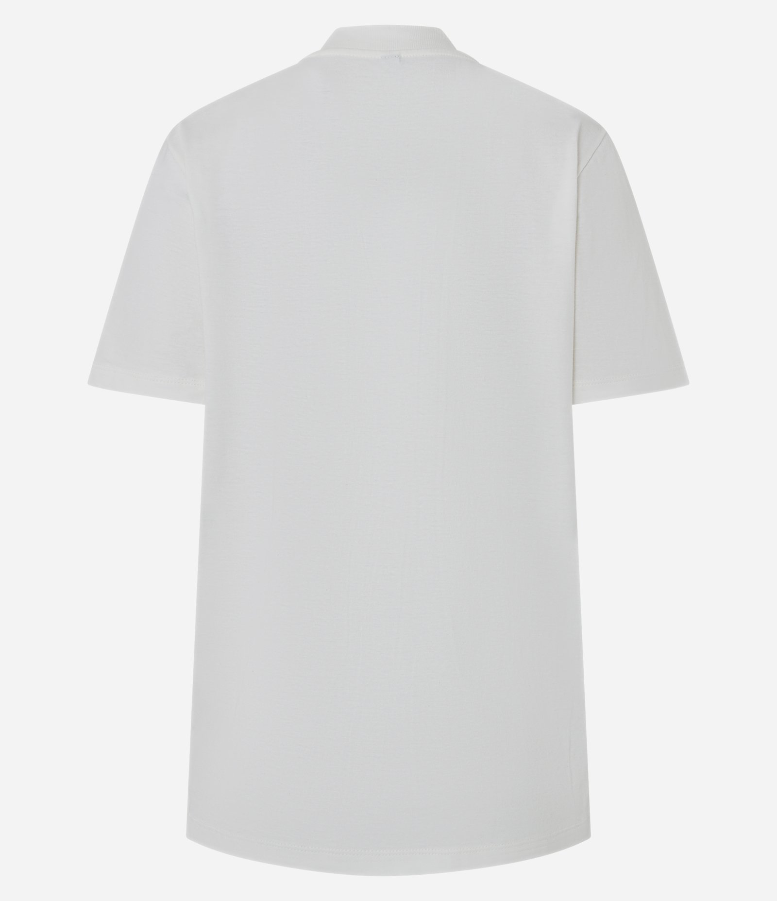 Camiseta Alongada em Algodão com Estampa Butterfly Effect Branco 2