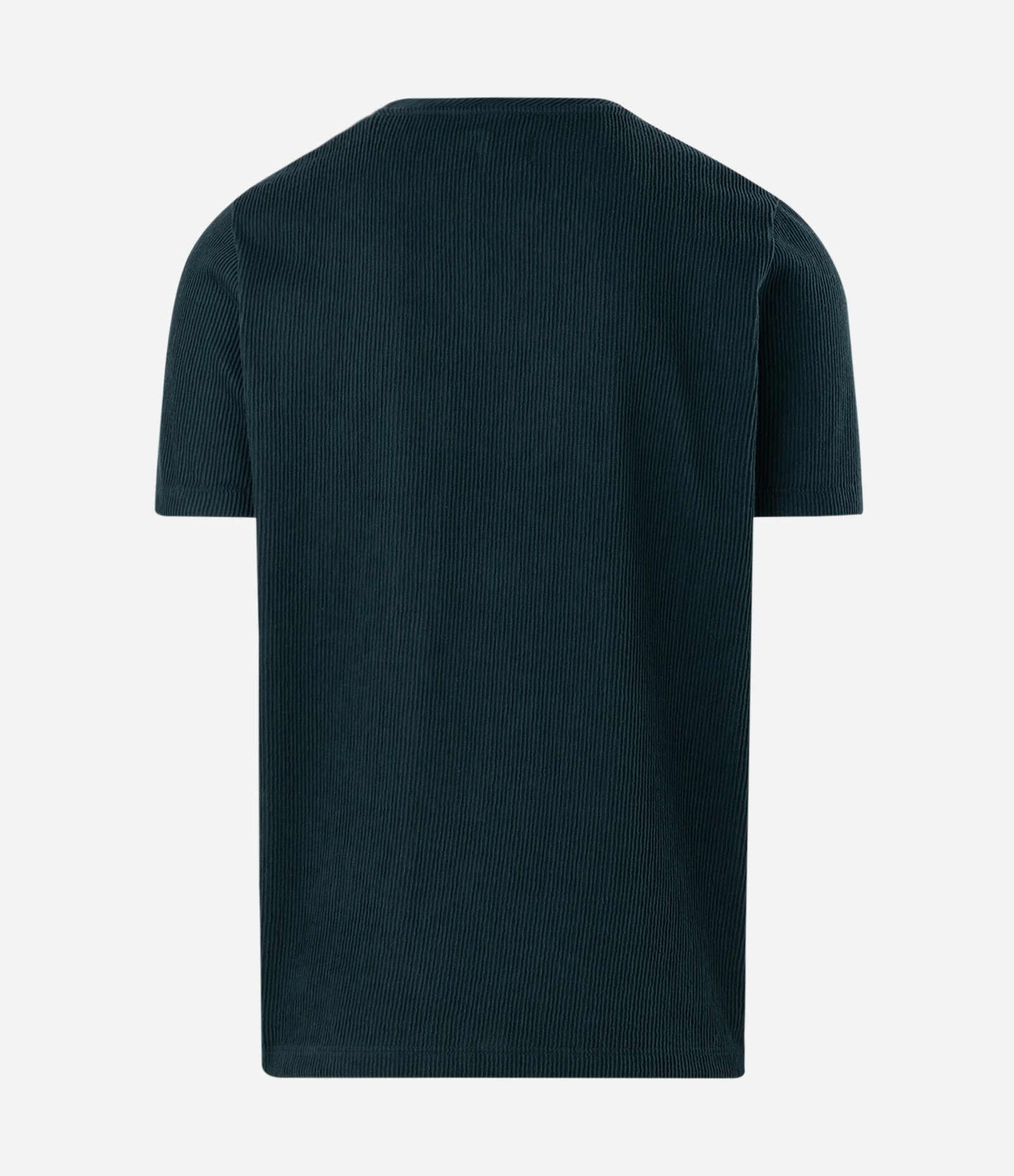 Camiseta Regular em Algodão Texturizado Verde 6