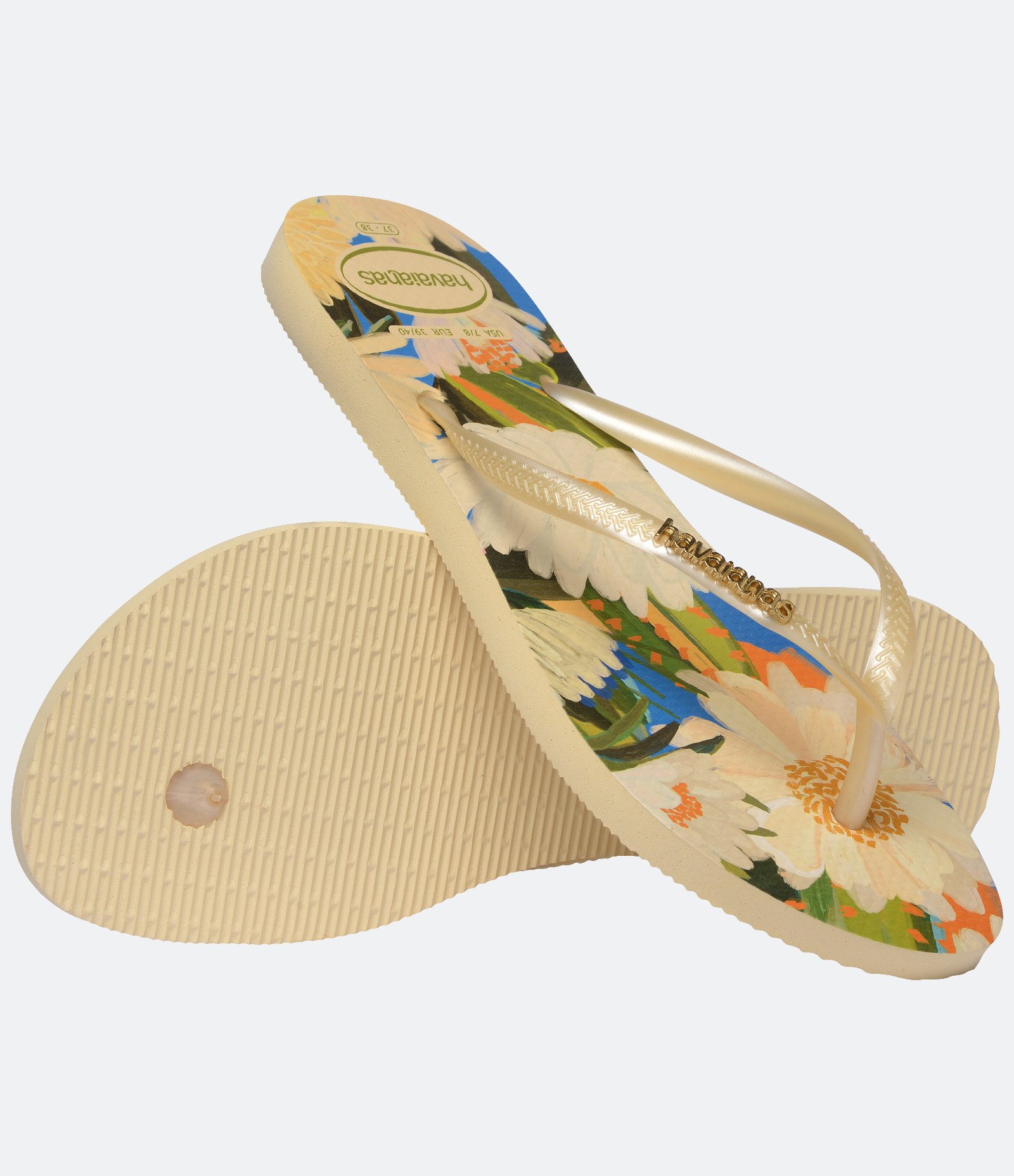 Chinelo Havaianas com Estampa Tropical Amarelo 4
