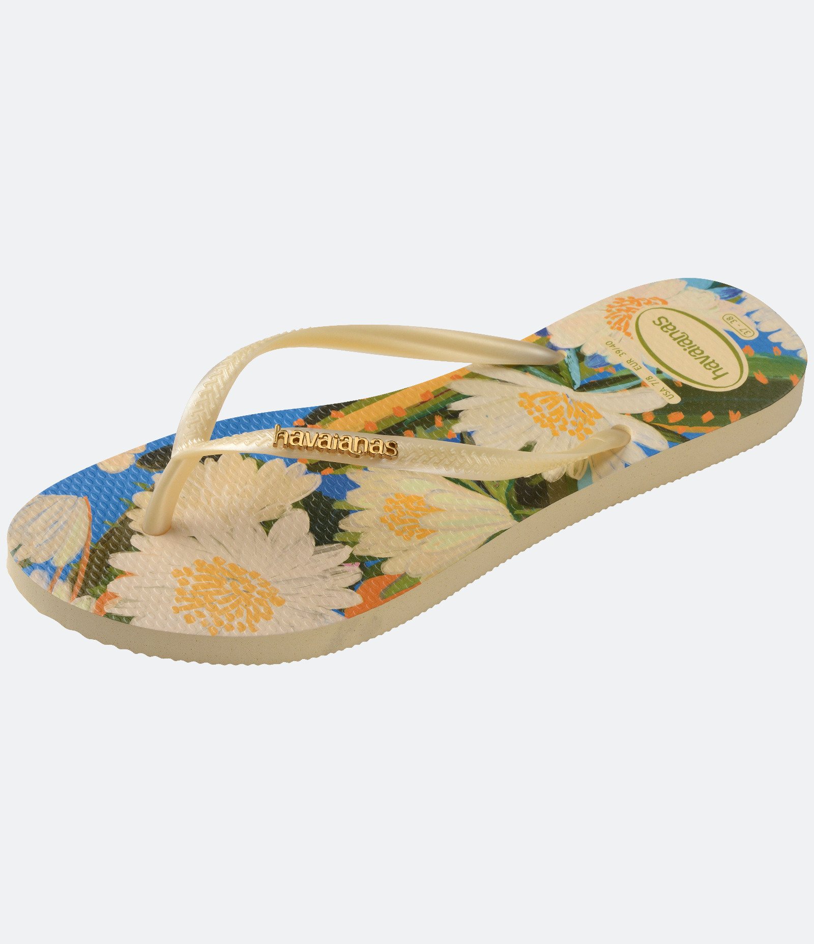 Chinelo Havaianas com Estampa Tropical Amarelo 6