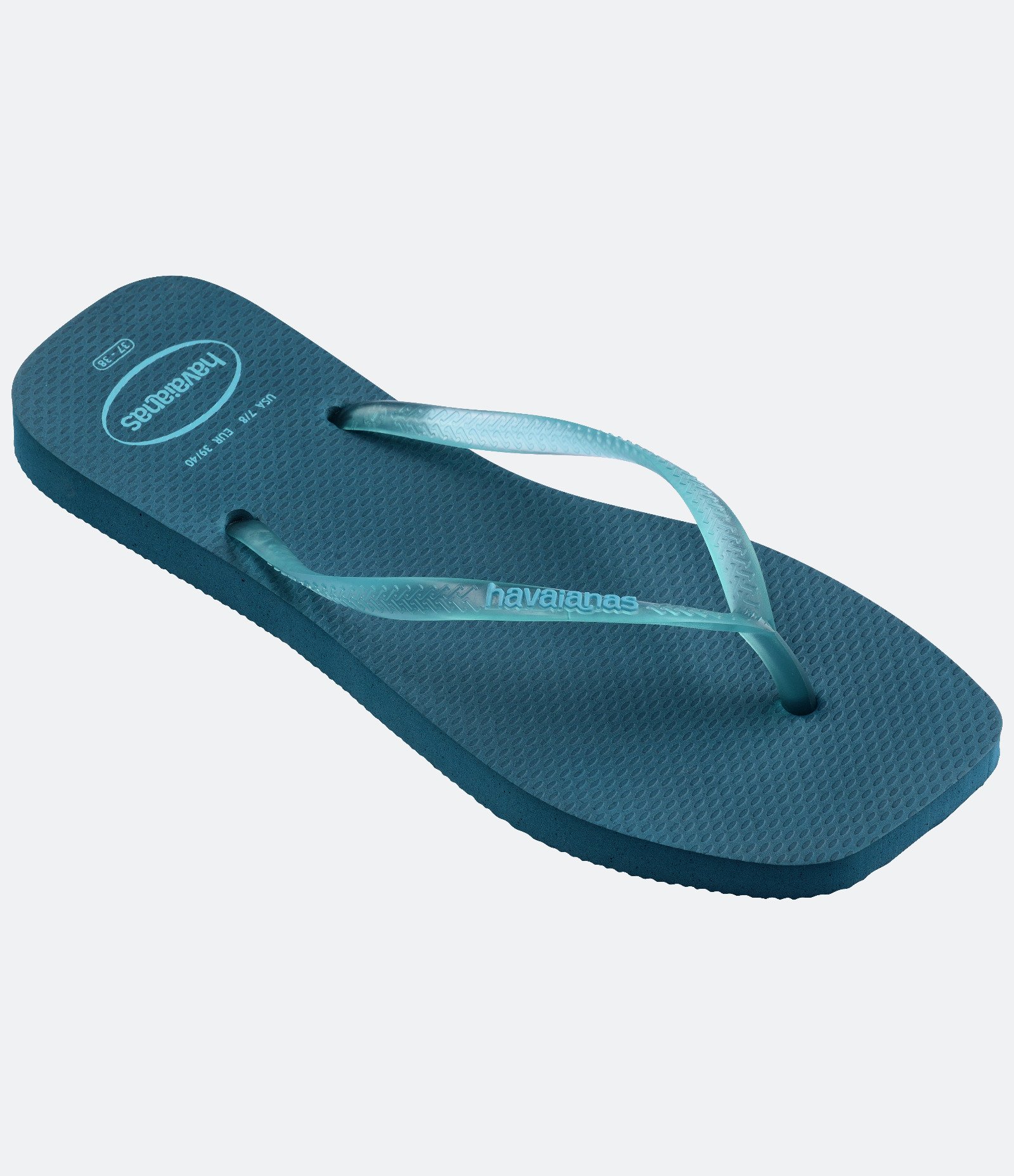 Chinelo Havaianas com Bico Quadrado Azul 2