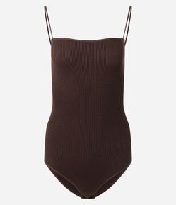 Body Seamless com Alça Rabo de Rato