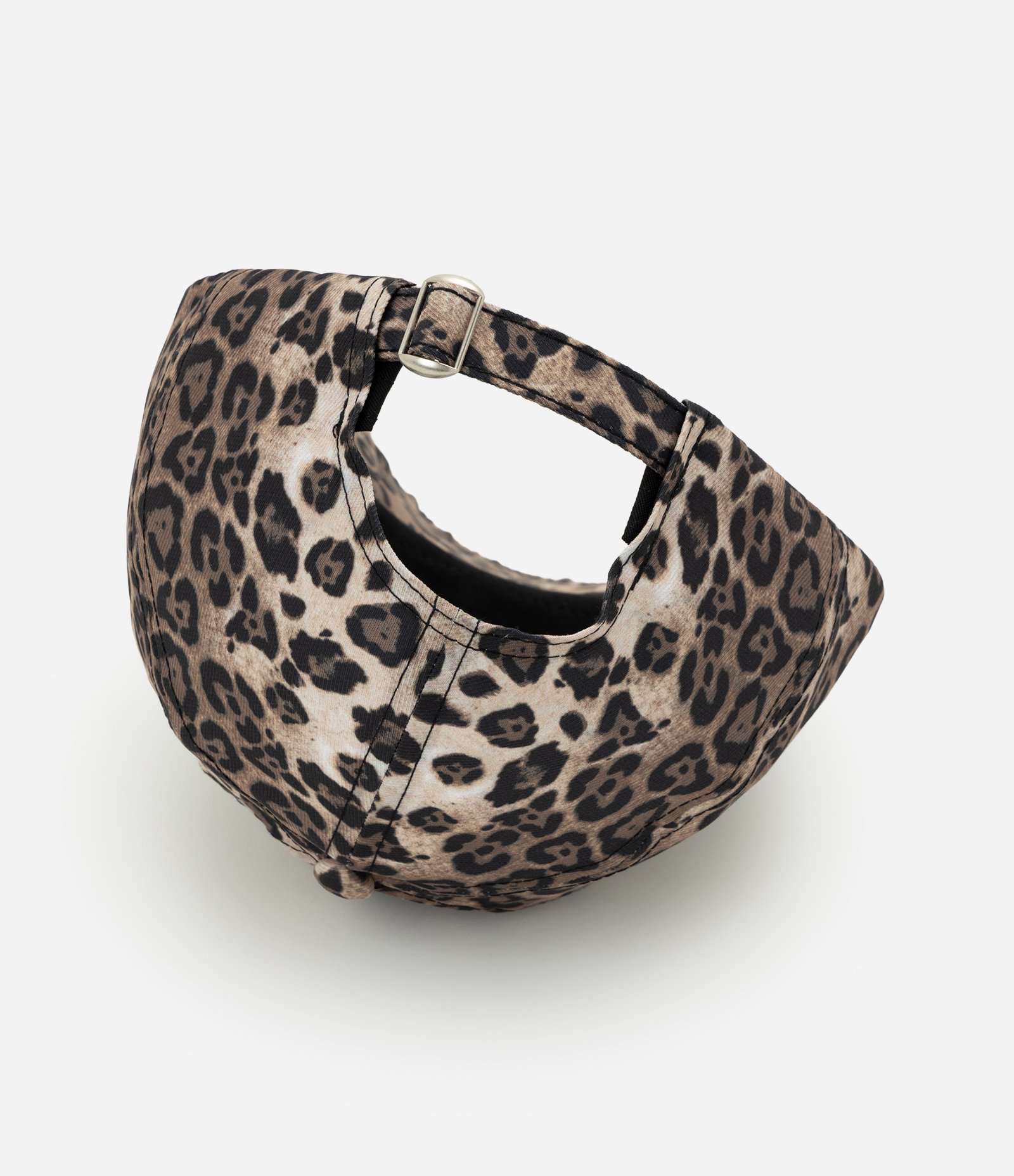 Boné Aba Curva com Estampa Animal Print e Patch Bordado Marrom 4