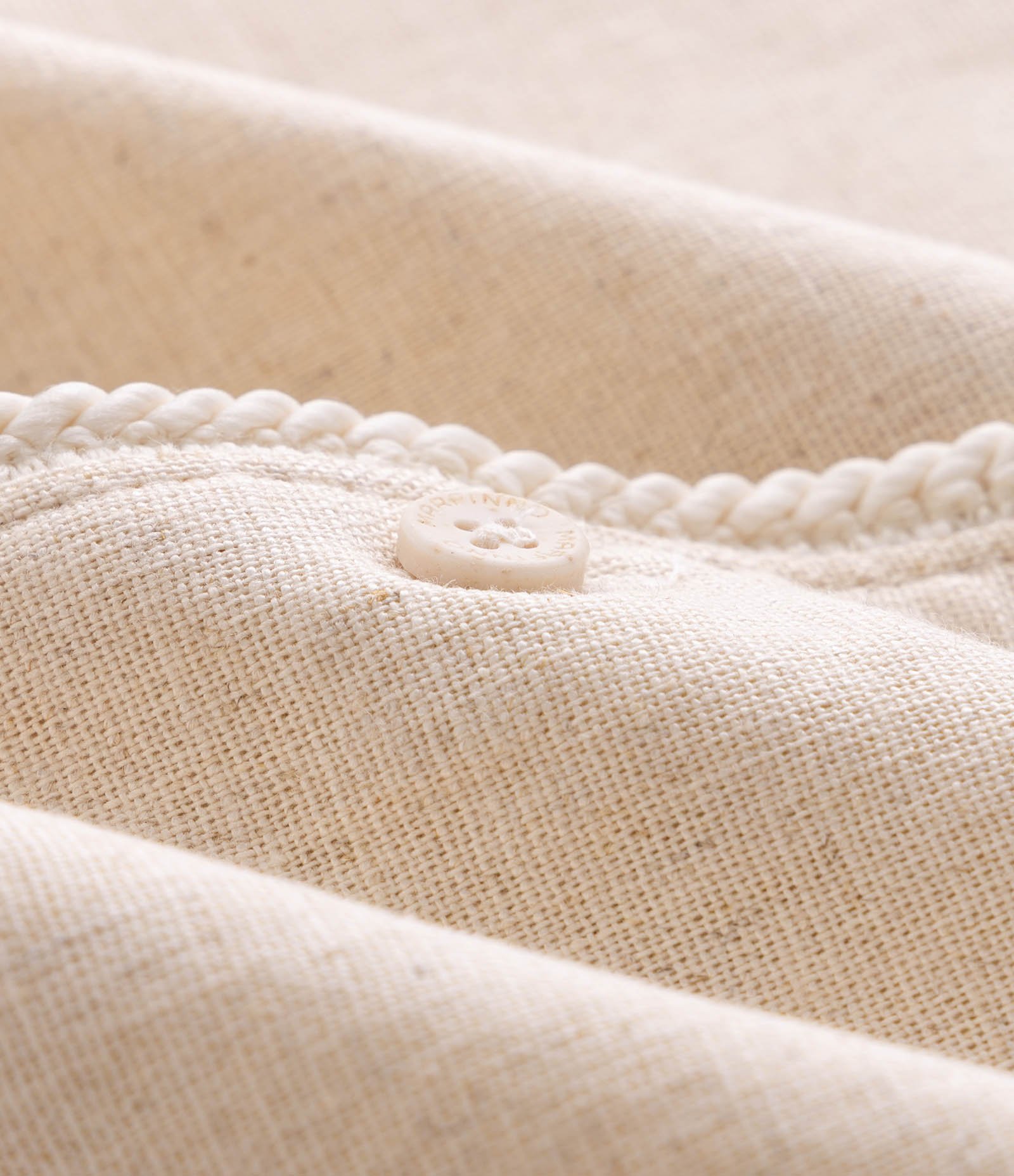 Camisa Boxy em Viscolinho com Bordado de Coqueiro Bege 7