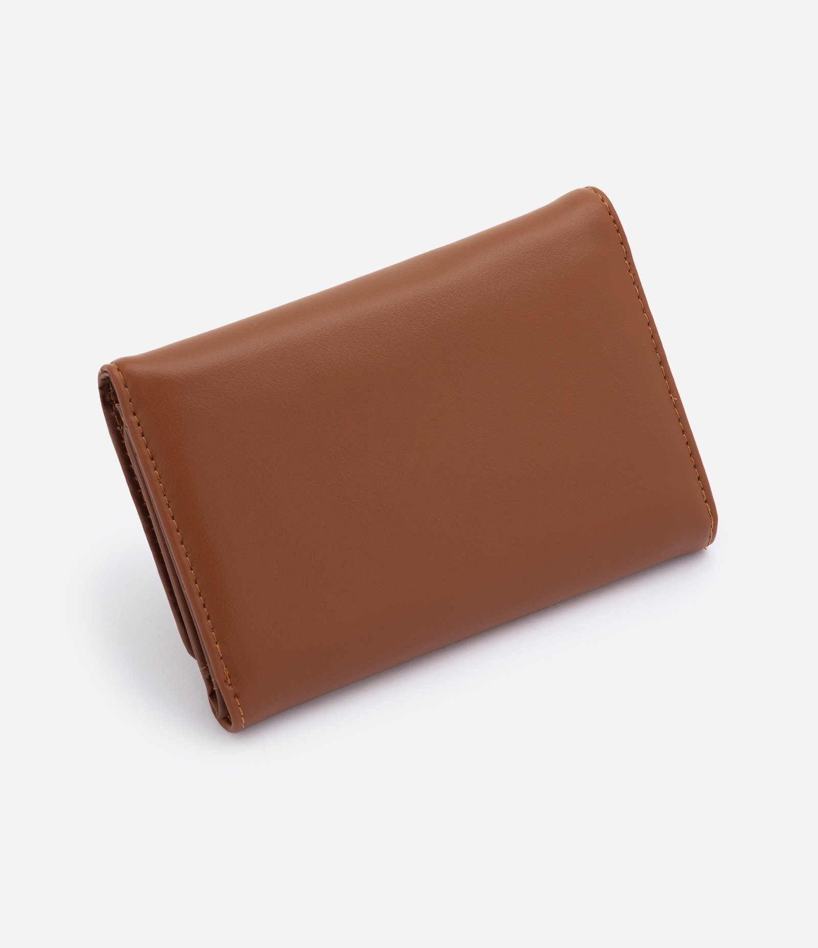 Carteira Envelope Grande em PU Marrom 3