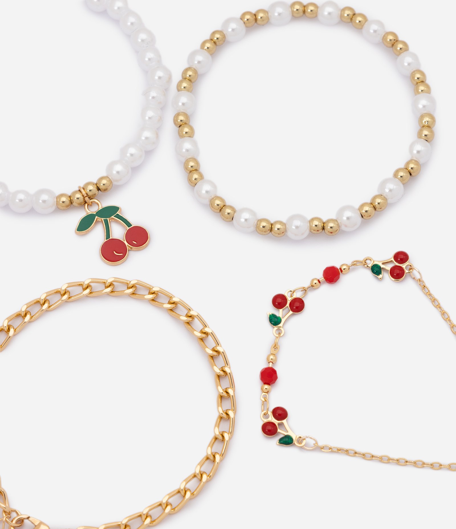 Kit 3 Pulseiras Infantis Em Metal - Tam Único Multicores 1