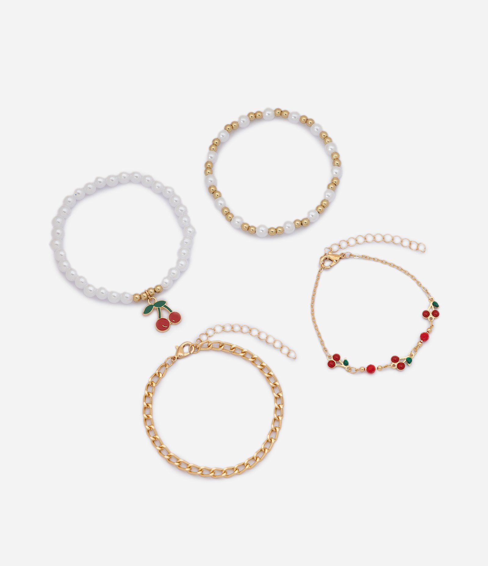 Kit 3 Pulseiras Infantis Em Metal - Tam Único Multicores 2