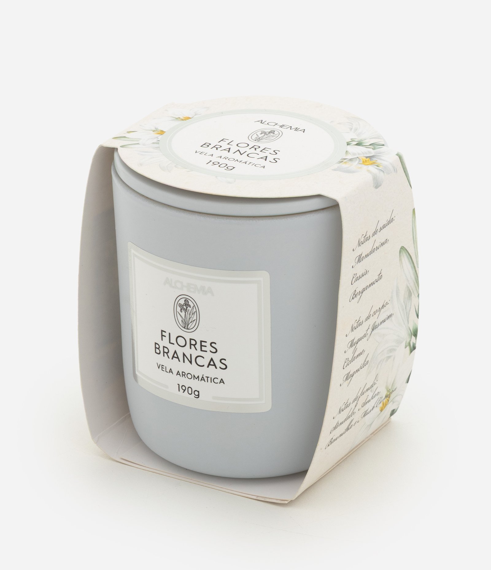 Vela Aromática Flores Brancas Alchemia 190g 1