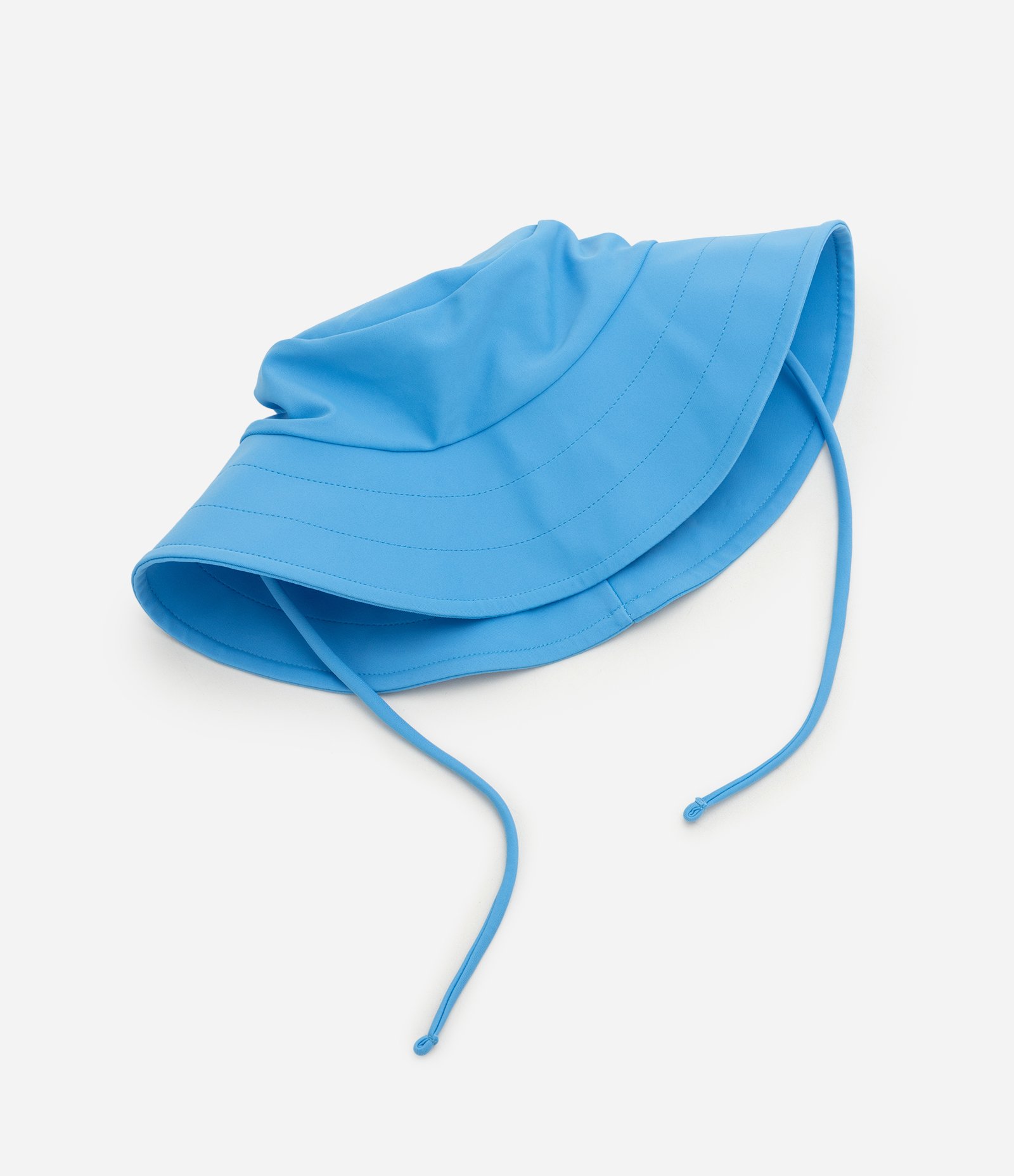 Chapéu Bucket Infantil com Aba Ampla e Cordão Ajustável - Tam Único Azul 3