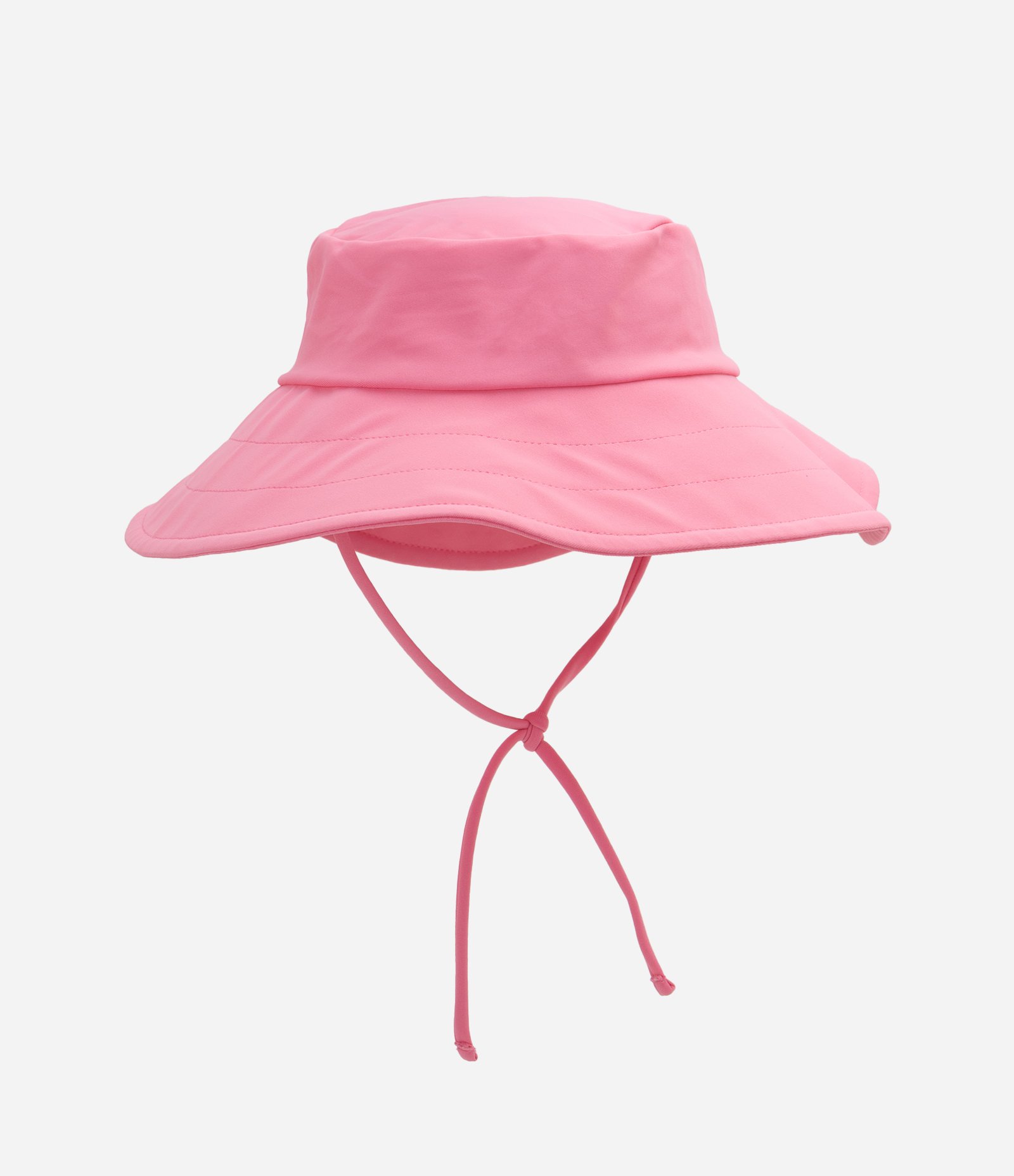 Chapéu Bucket Infantil com Aba Ampla e Cordão Ajustável - Tam Único Rosa 1
