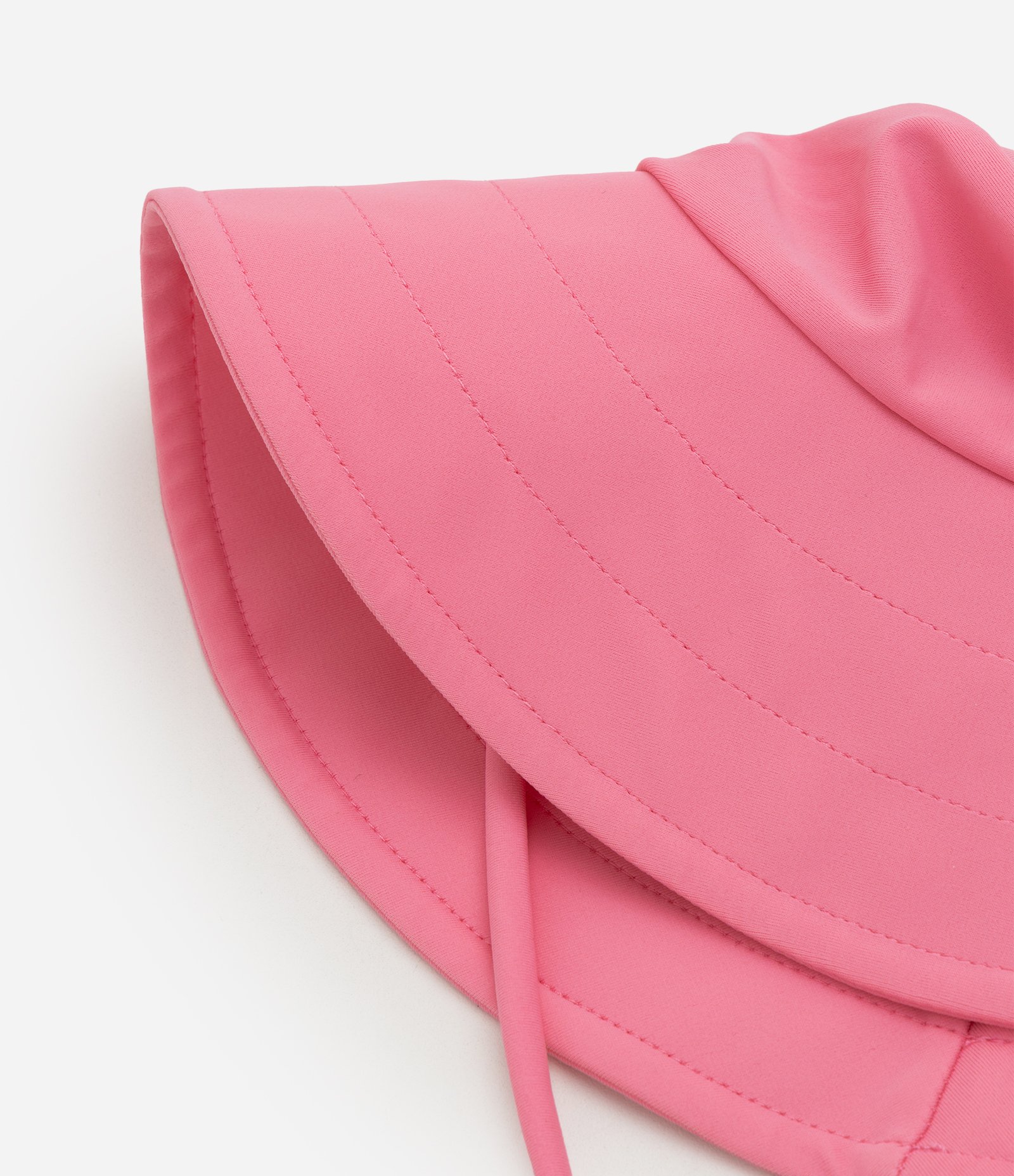 Chapéu Bucket Infantil com Aba Ampla e Cordão Ajustável - Tam Único Rosa 2