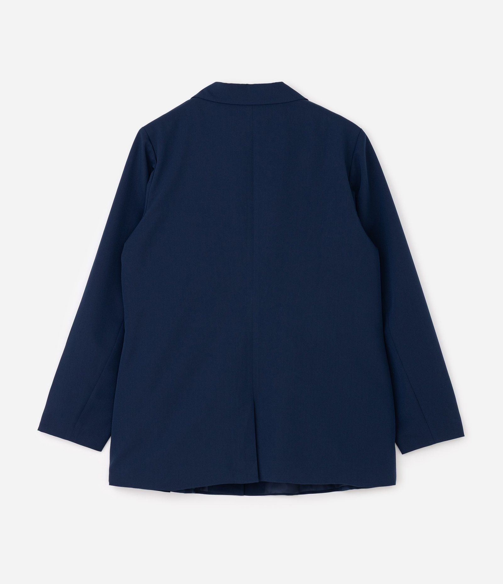 Blazer Alongado em Crepe sem Botão Curve & Plus Size Azul 6