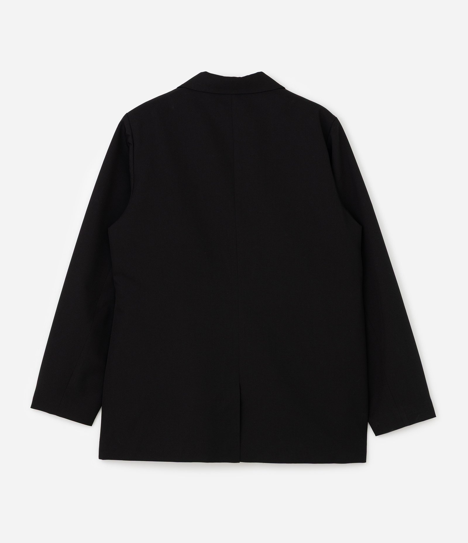 Blazer Alongado em Crepe sem Botão Curve & Plus Size Preto 2
