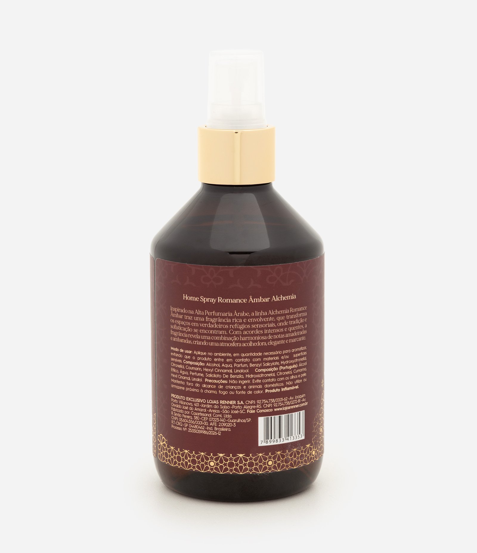 Home Spray Romance Âmbar Alchemia 250ml 2