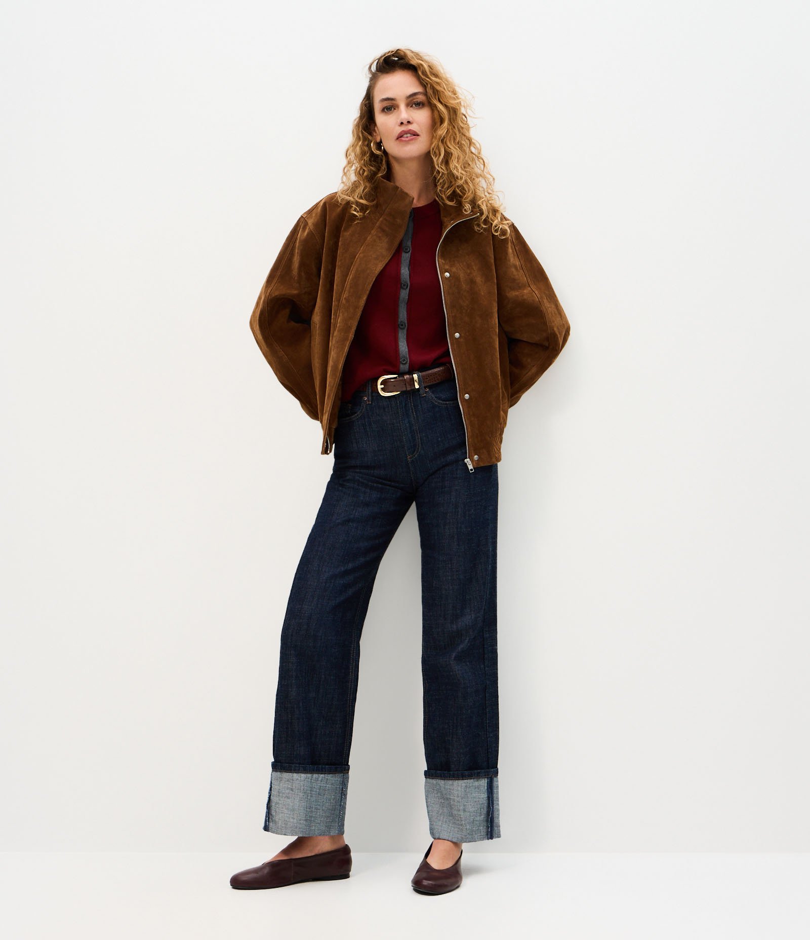 Cardigan em Tricô com Viés Contrastantes Vinho 2
