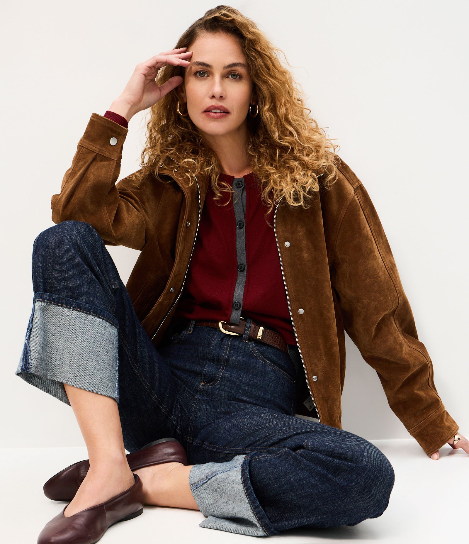 Cardigan em Tricô com Viés Contrastantes Vinho 5
