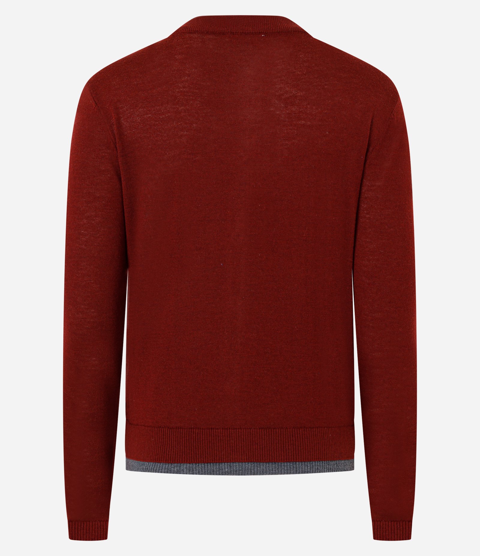 Cardigan em Tricô com Viés Contrastantes Vinho 8