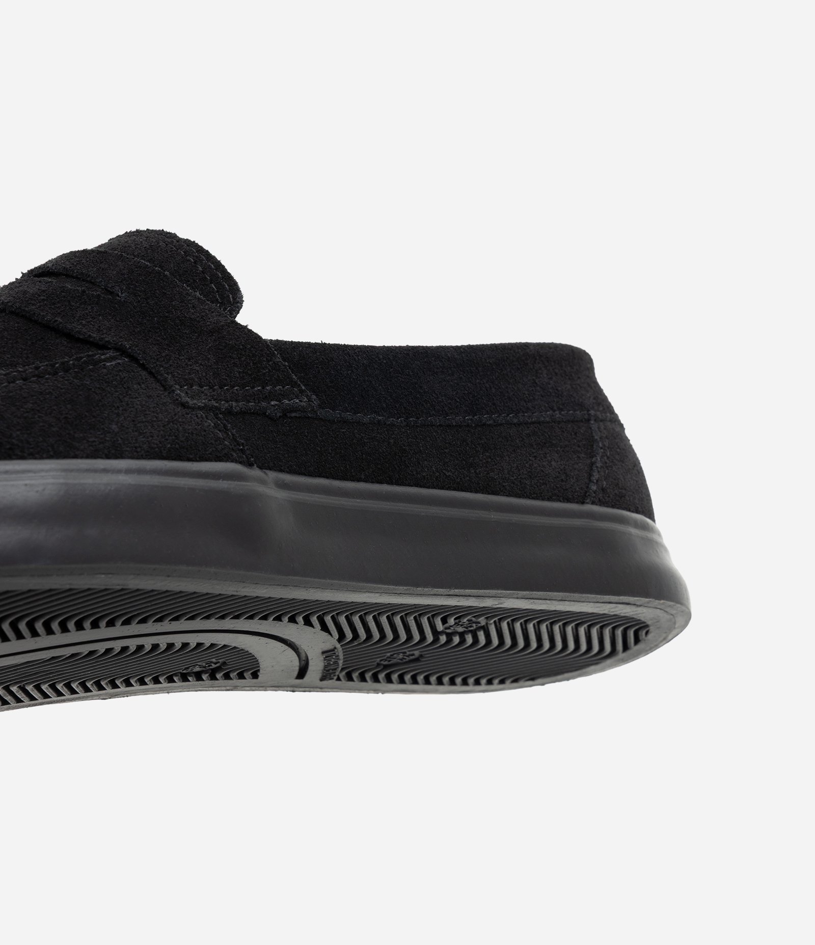 Tênis Couro Camurça Mocassim com Sola Vulcanizada Preto 5
