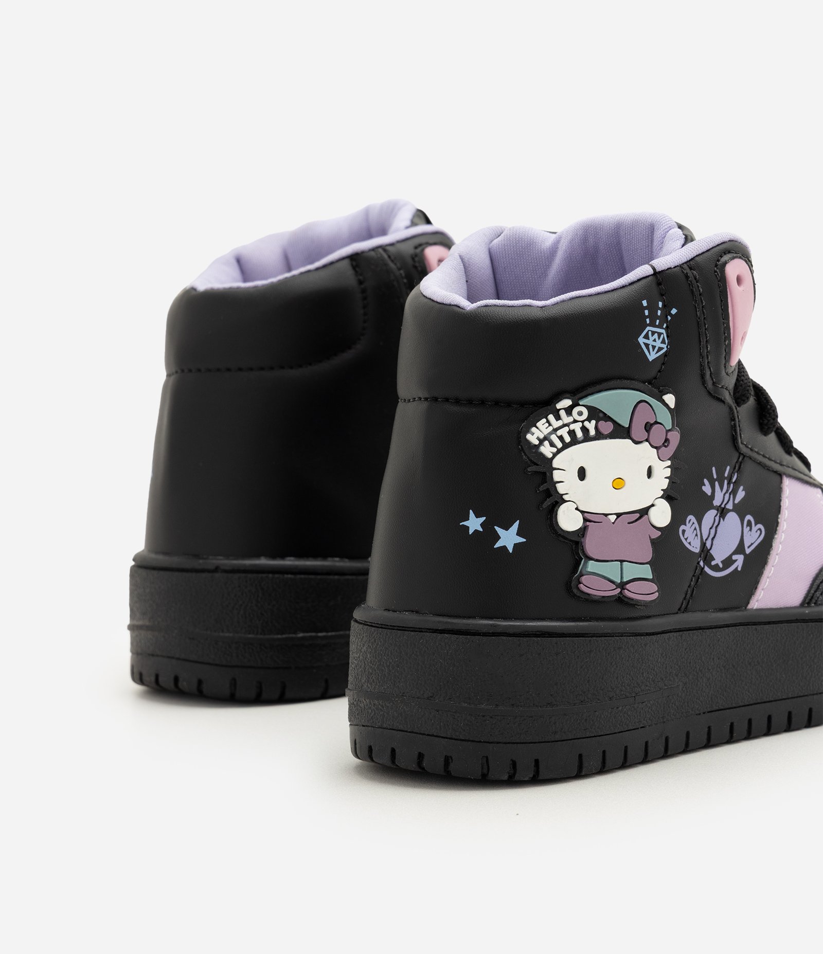 Tênis Abotinado da Hello Kitty Infantil - Tam 28 a 35 Preto 2