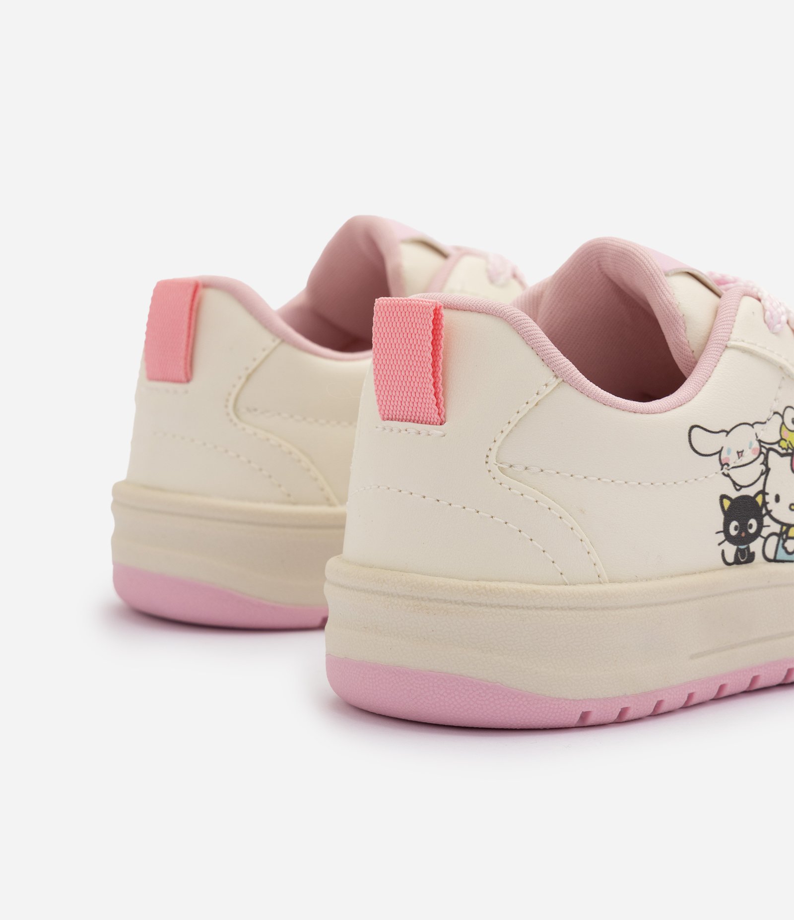 Tênis Infantil com Estampa Hello Kitty e Detalhes Aplicados – Tam 28 a 35 Off White 2