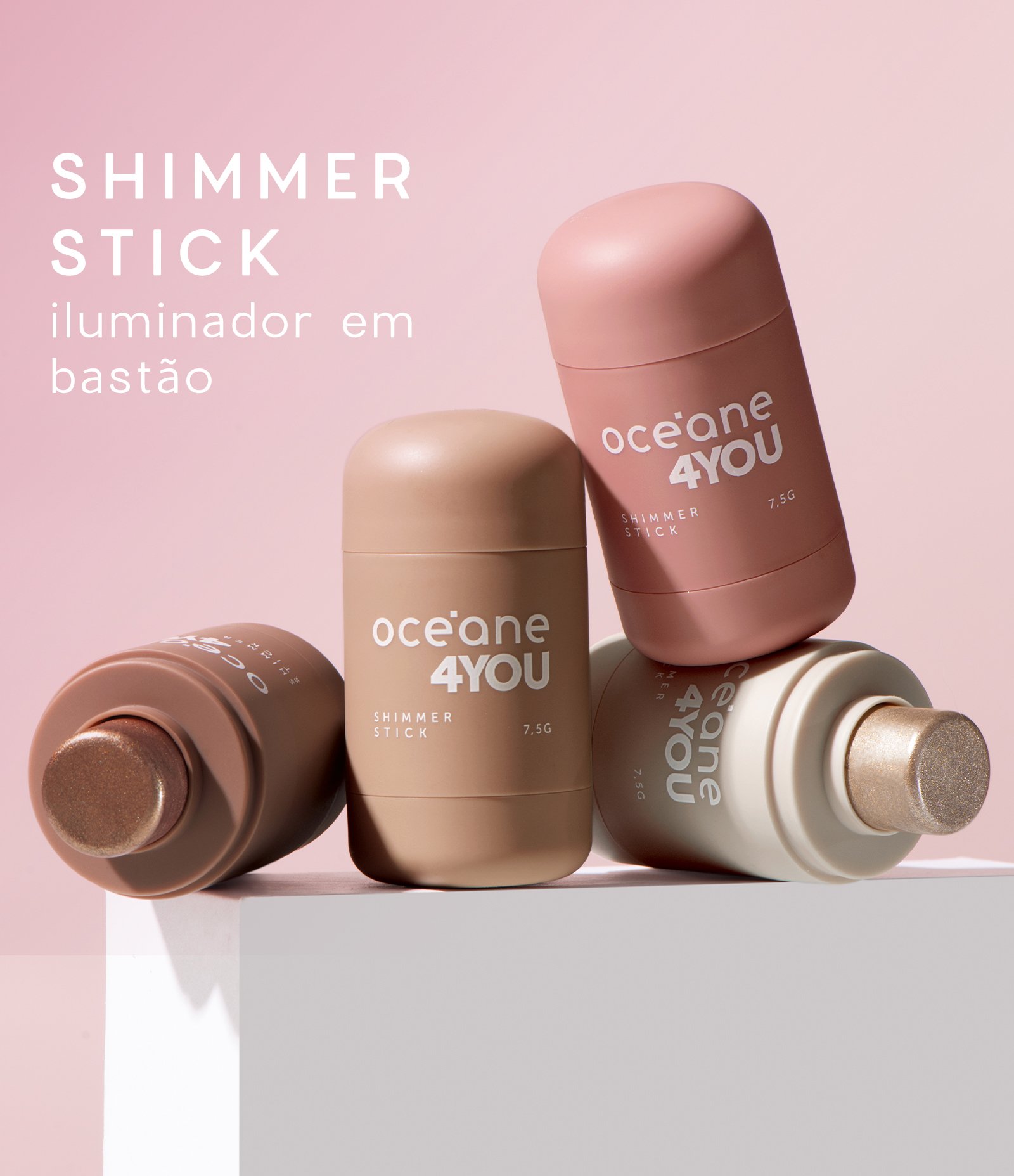 Iluminador Shimmer Stick Oceane Iced Pearl 3