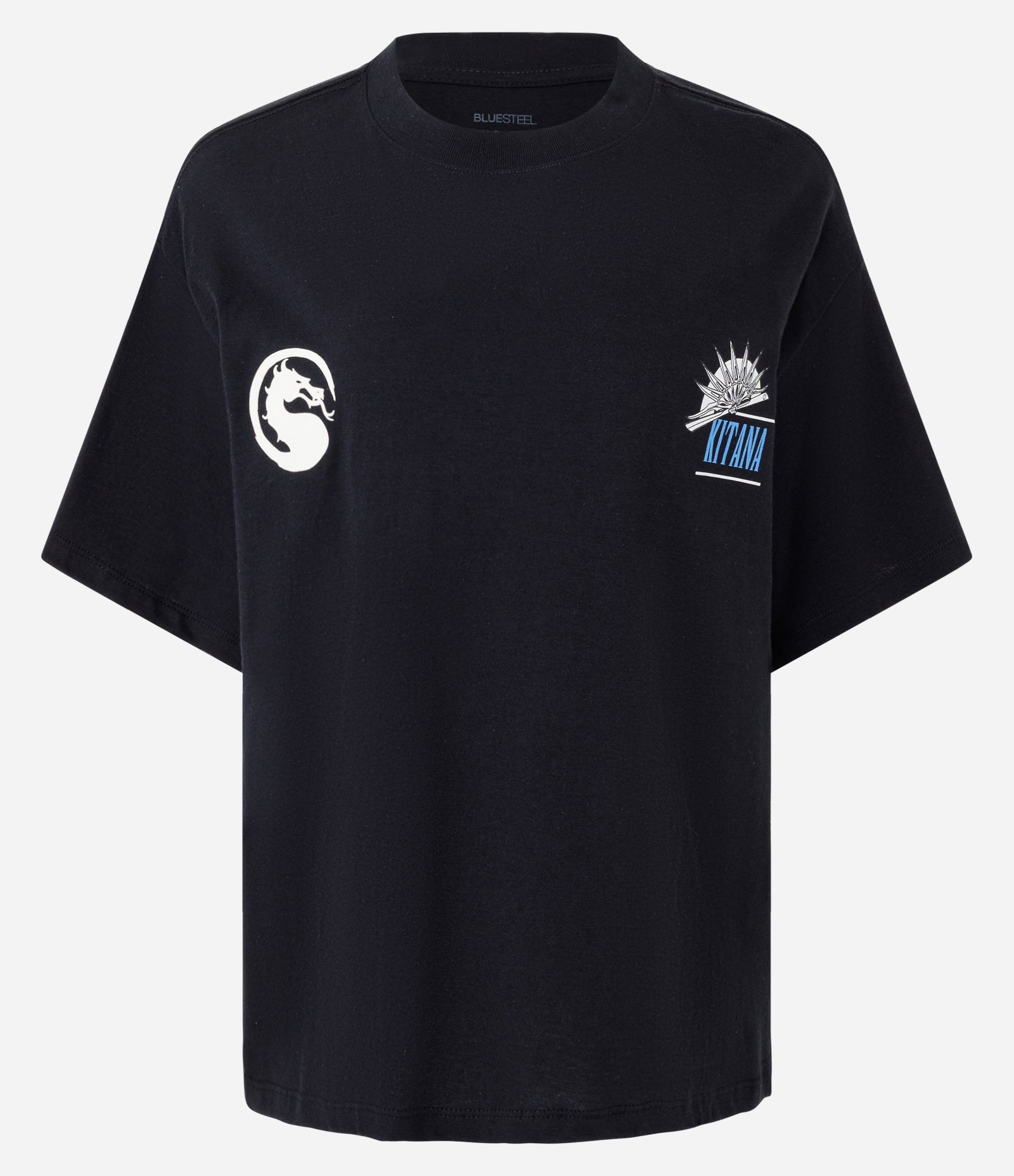 Camiseta com Estampa da Princesa Kitana Mortal Kombat Preto 5